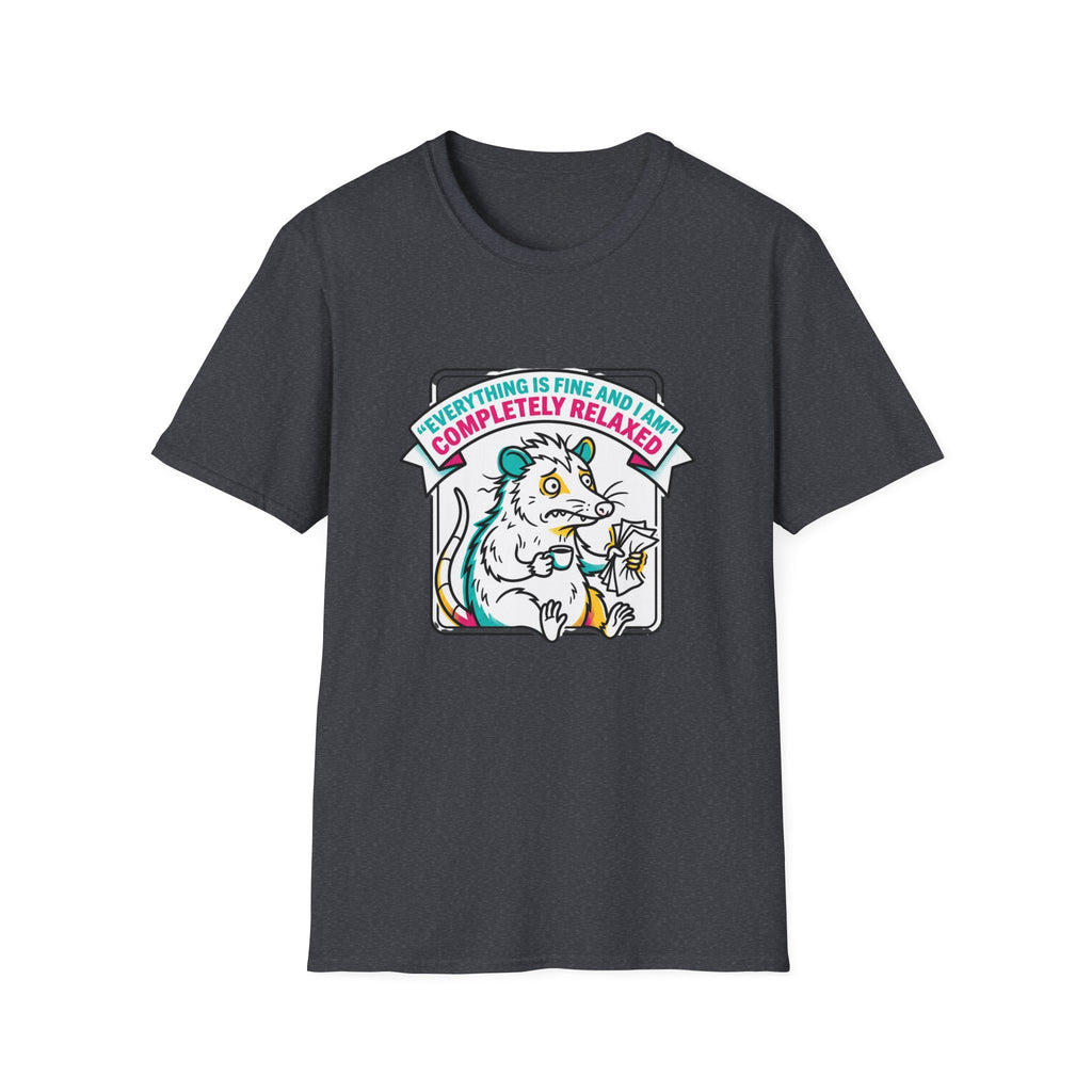 Everything Is Fine Relaxed Possum Graphic Tee