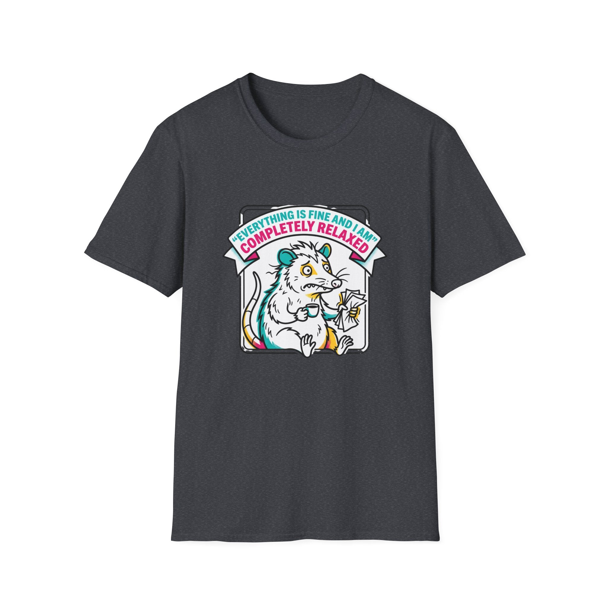 Everything Is Fine Relaxed Possum Graphic Tee