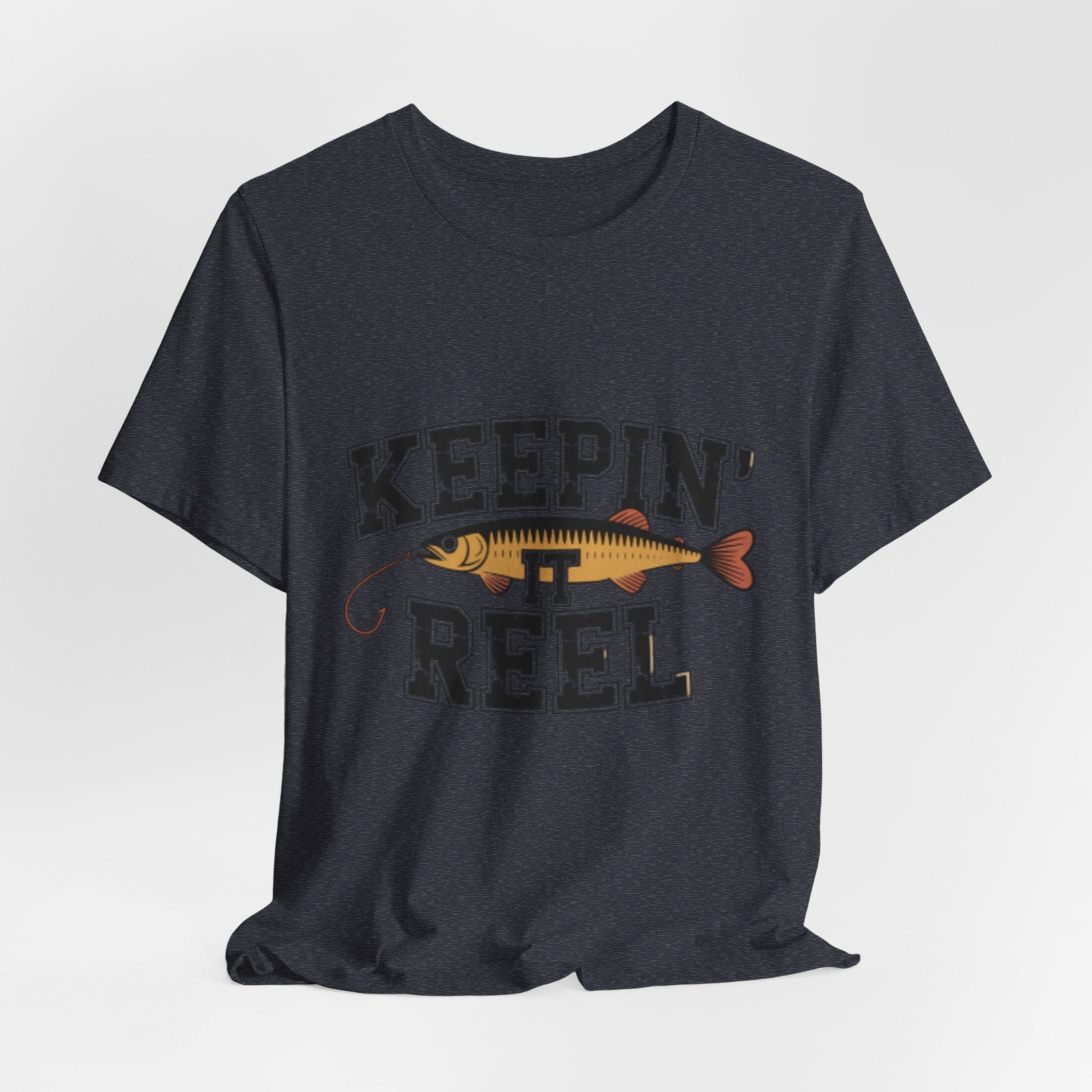 Keepin' It Reel Funny Angler Fishing Tee