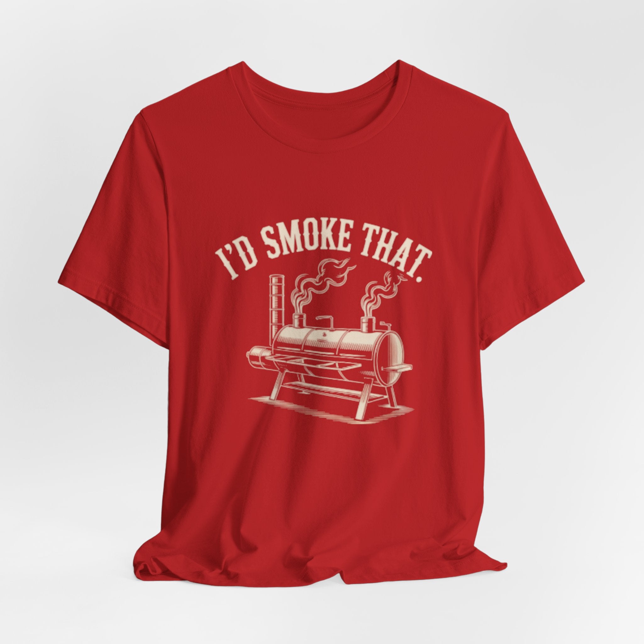 I'd Smoke That Vintage BBQ Grill Tee