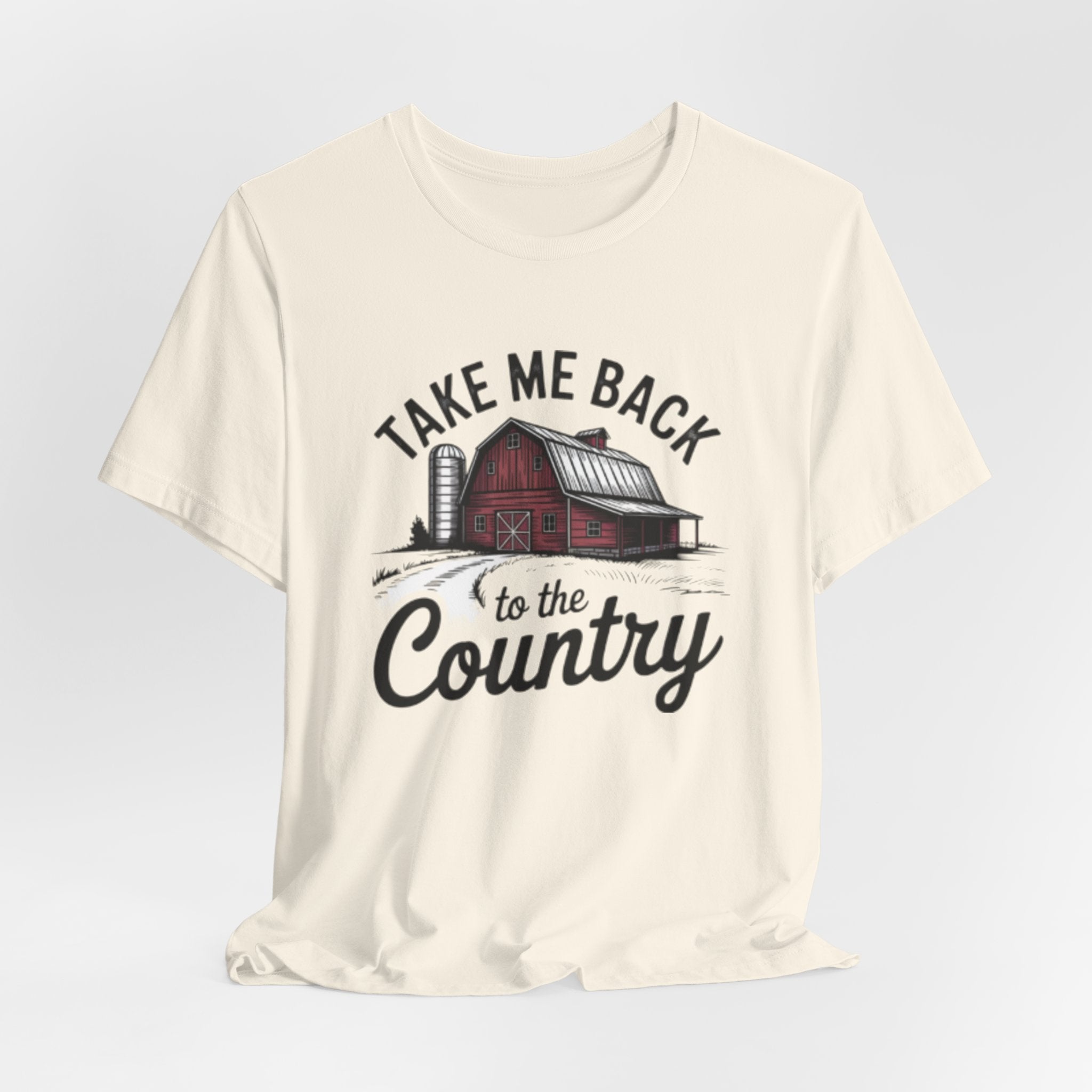 Take Me Back to the Country T-Shirt – Rustic Barn Graphic Tee for Country Lovers