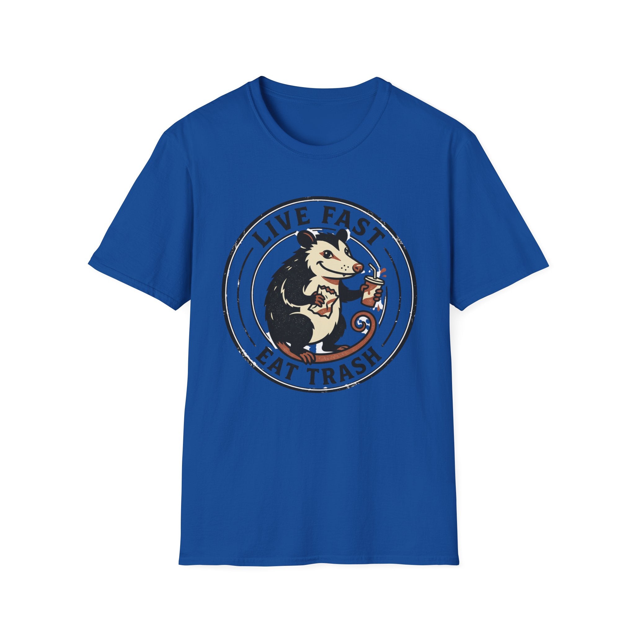 Live Fast Eat Trash Funny Possum Tee