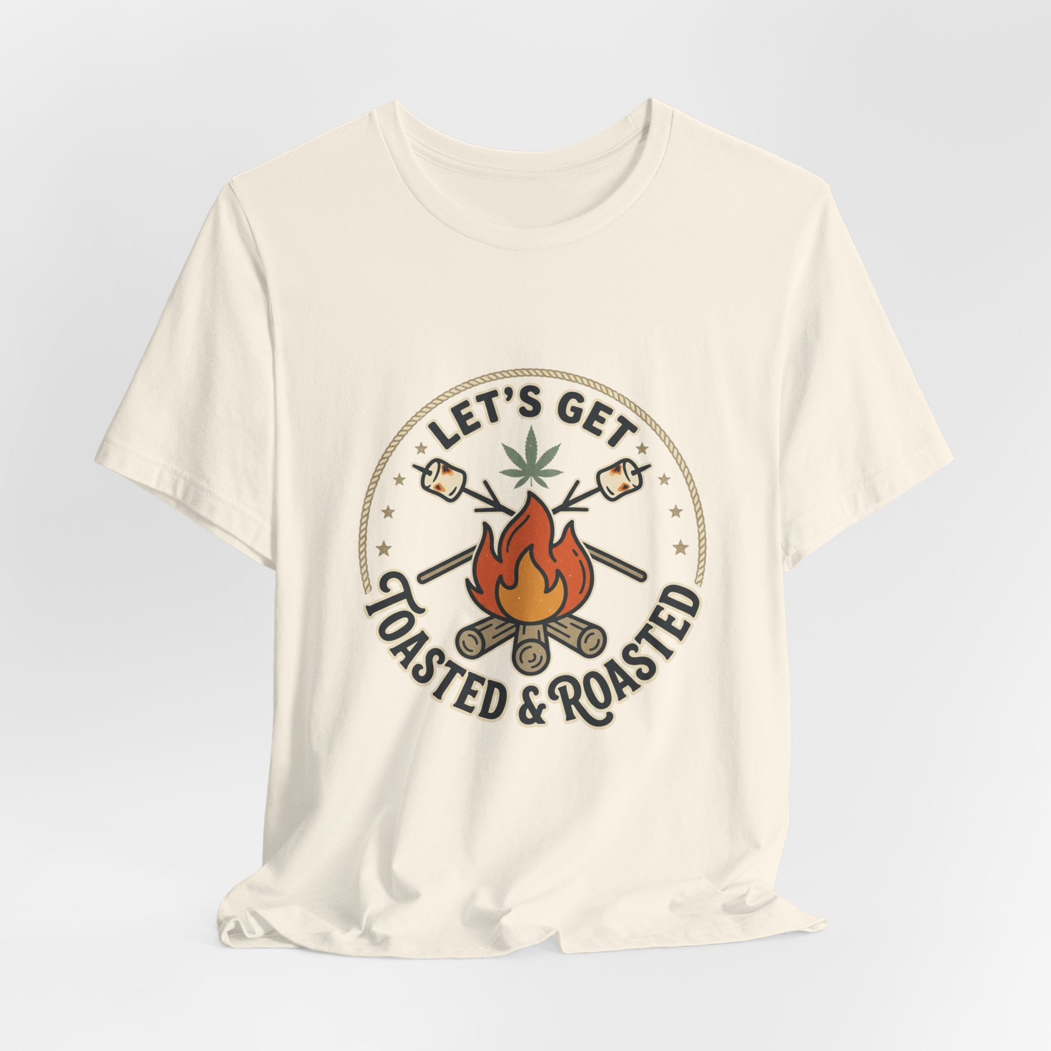 Let's Get Toasted & Roasted Campfire Tee