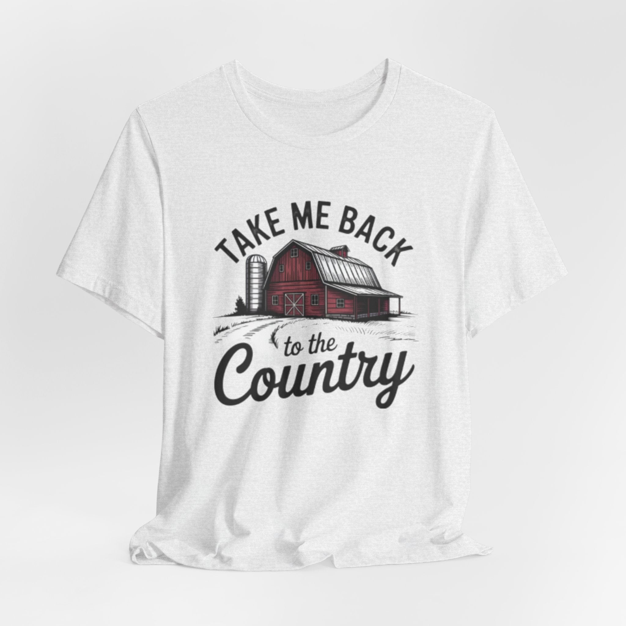 Take Me Back to the Country T-Shirt – Rustic Barn Graphic Tee for Country Lovers
