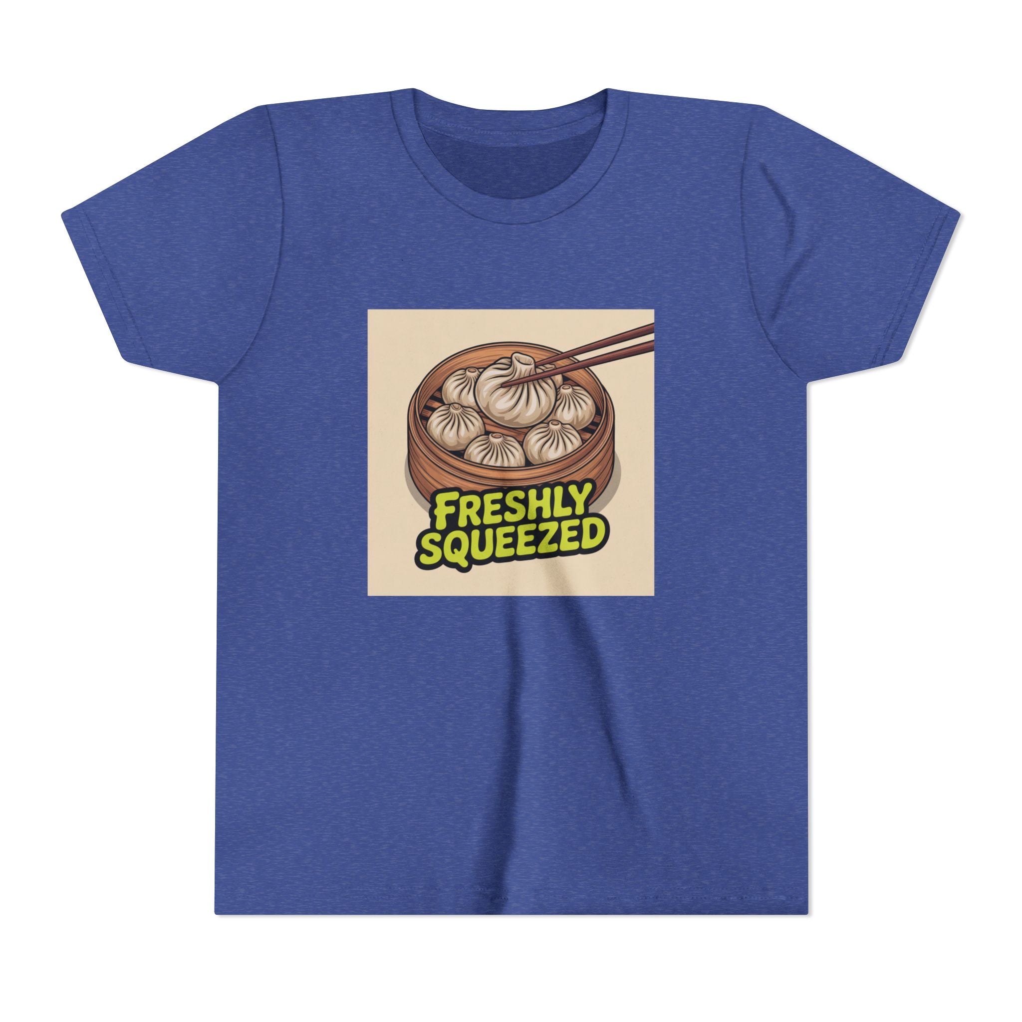 Youth Tee — Cute Xiao Long Bao 'Freshly Squeezed' Dumpling Shirt