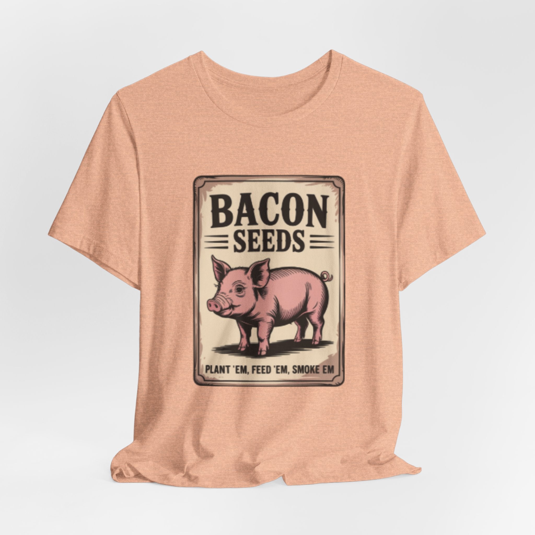 Bacon Seeds Vintage Pig BBQ Tee