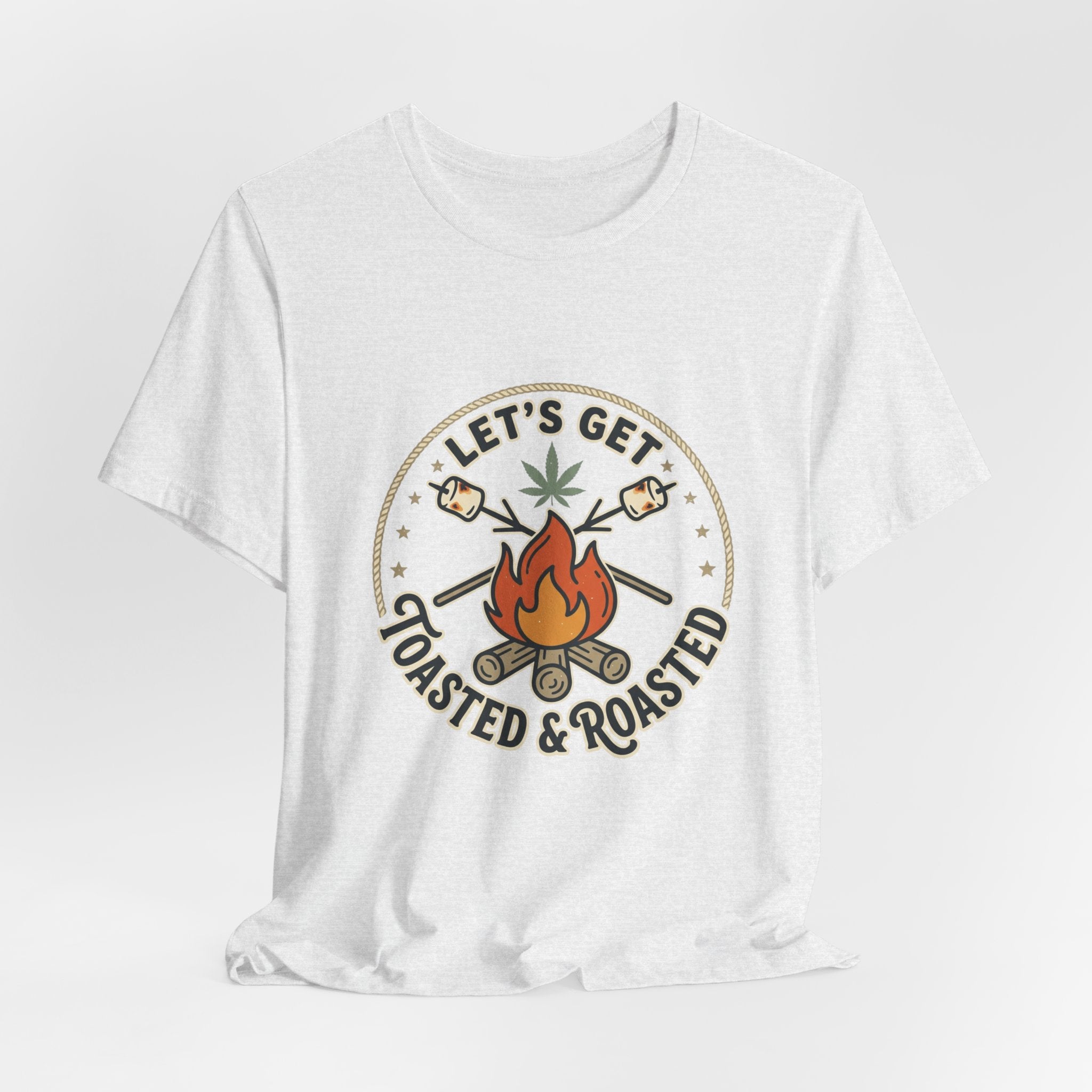 Let's Get Toasted & Roasted Campfire Tee