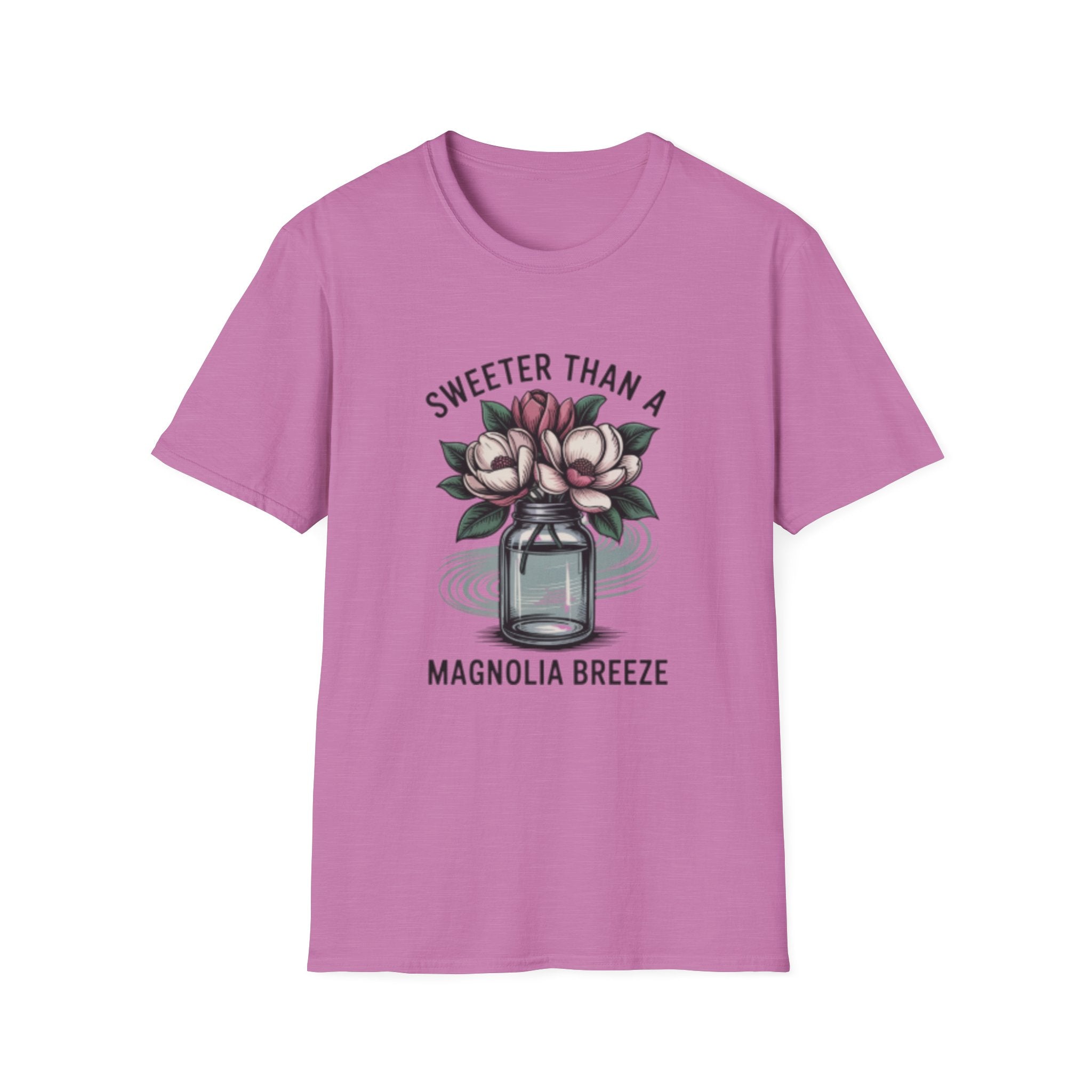 Sweeter Than A Magnolia Breeze T-Shirt | Floral Mason Jar Tee