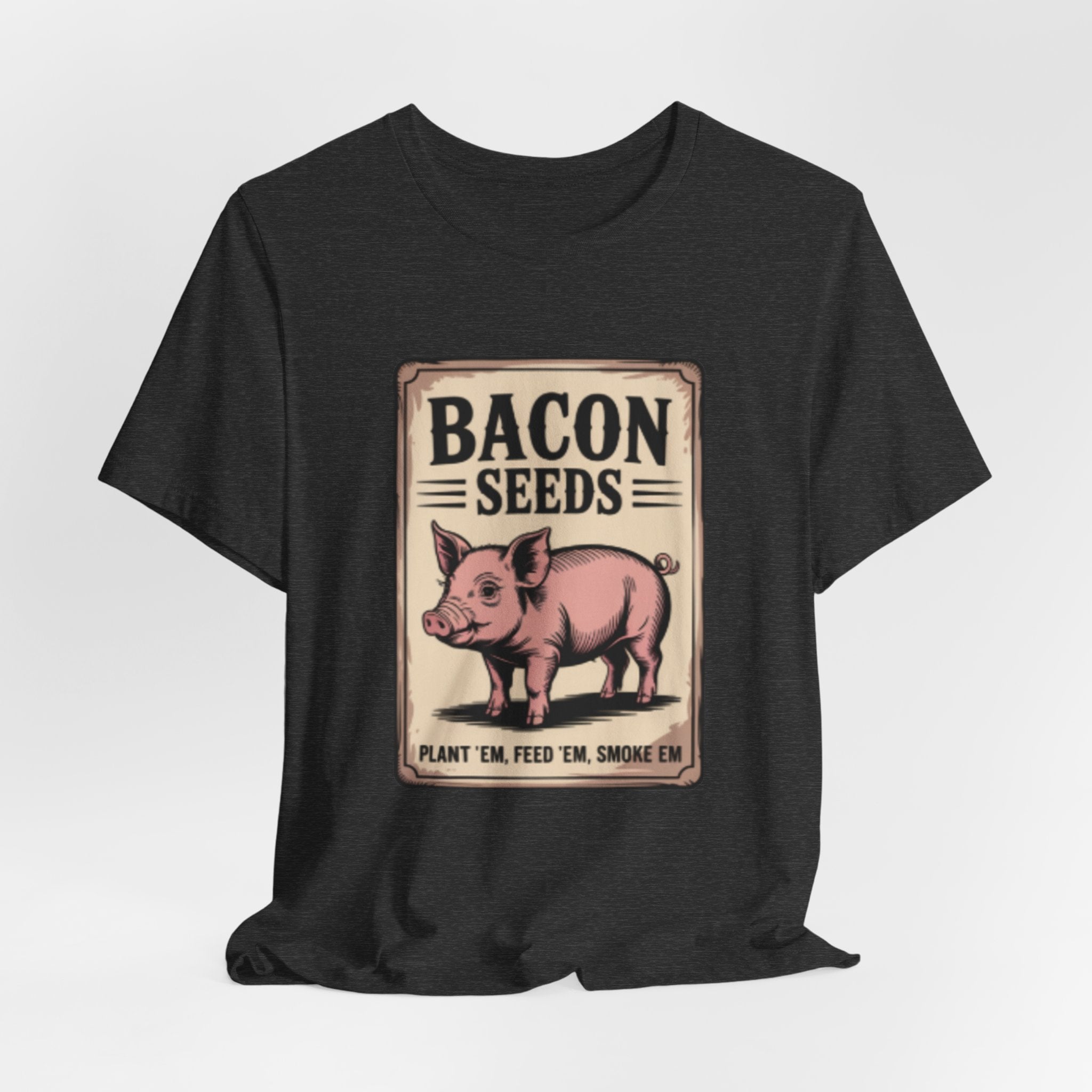 Bacon Seeds Vintage Pig BBQ Tee