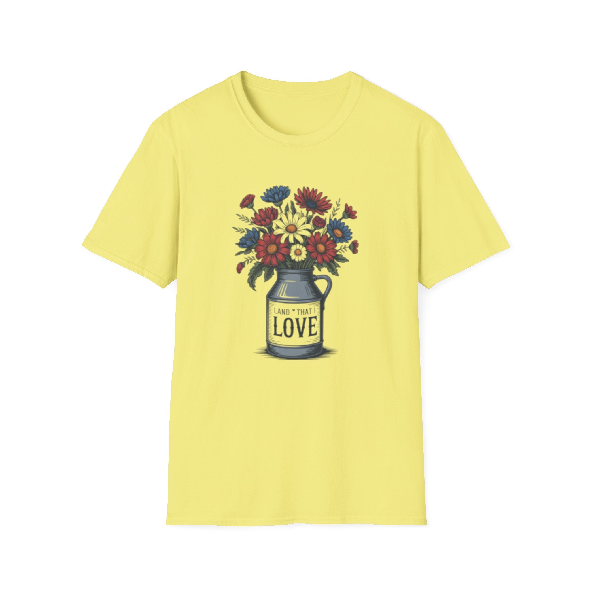Vase of Wildflowers T-Shirt | Floral Bouquet Tee