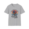 Wildflowers In Her Hair T-Shirt | Country In Her Soul Floral Retro