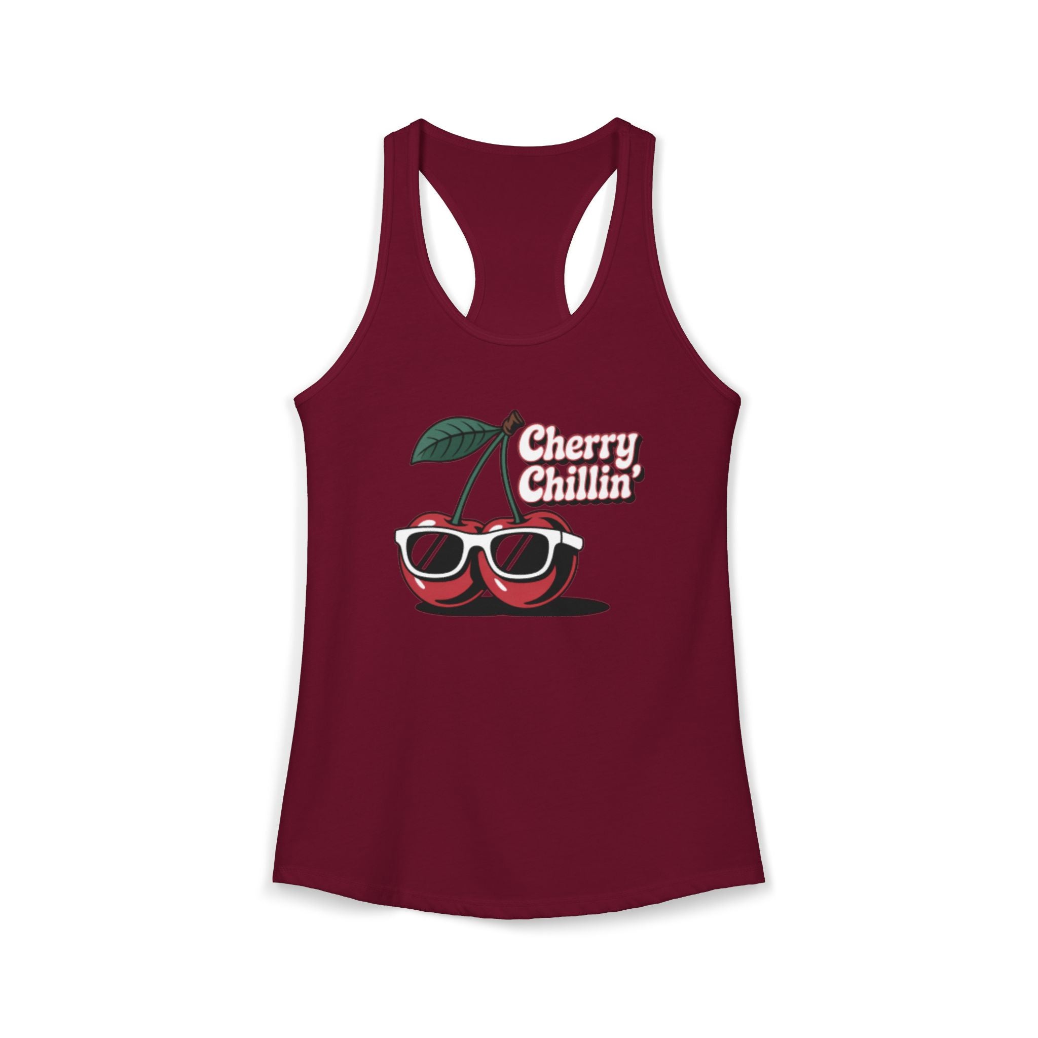 Cherry Chillin Summer Women's Ideal Racerback Tank