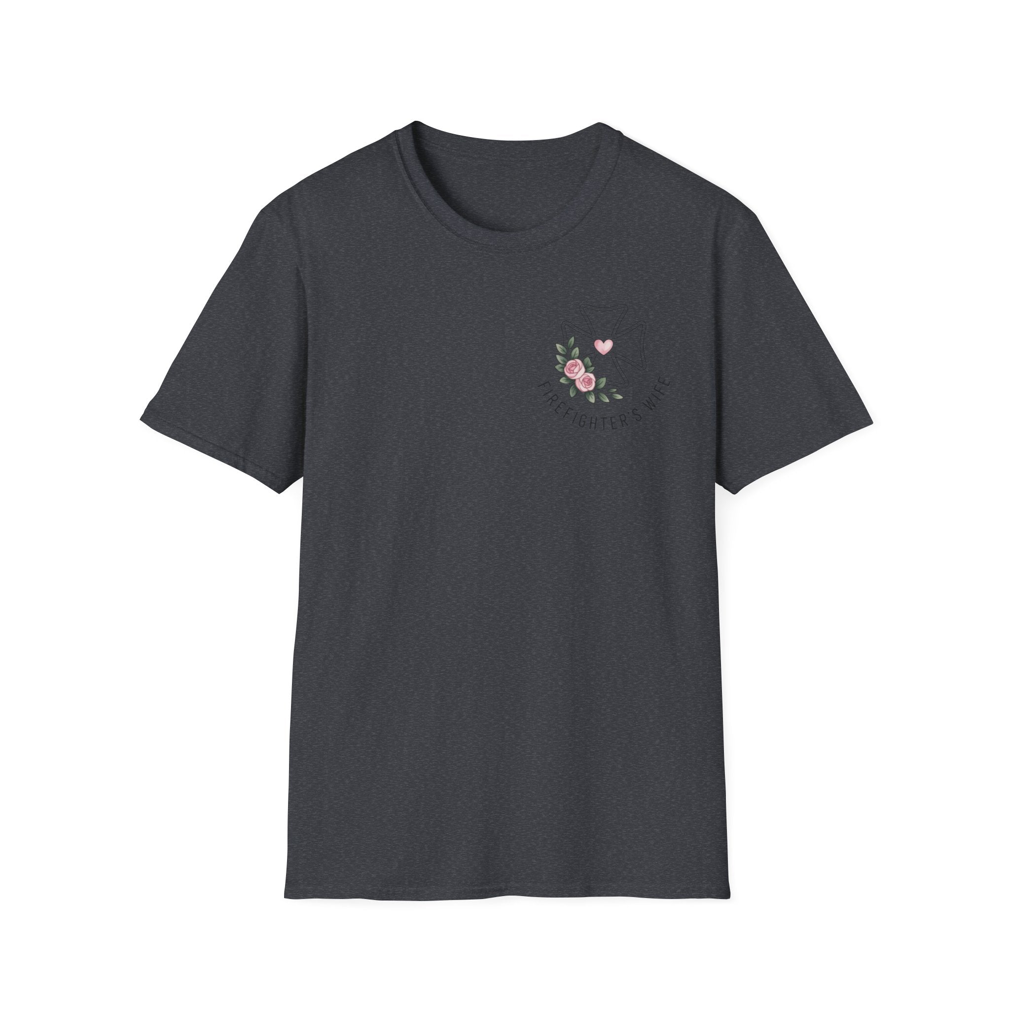 Firefighters Wife Tee – Minimal Casual T‑Shirt