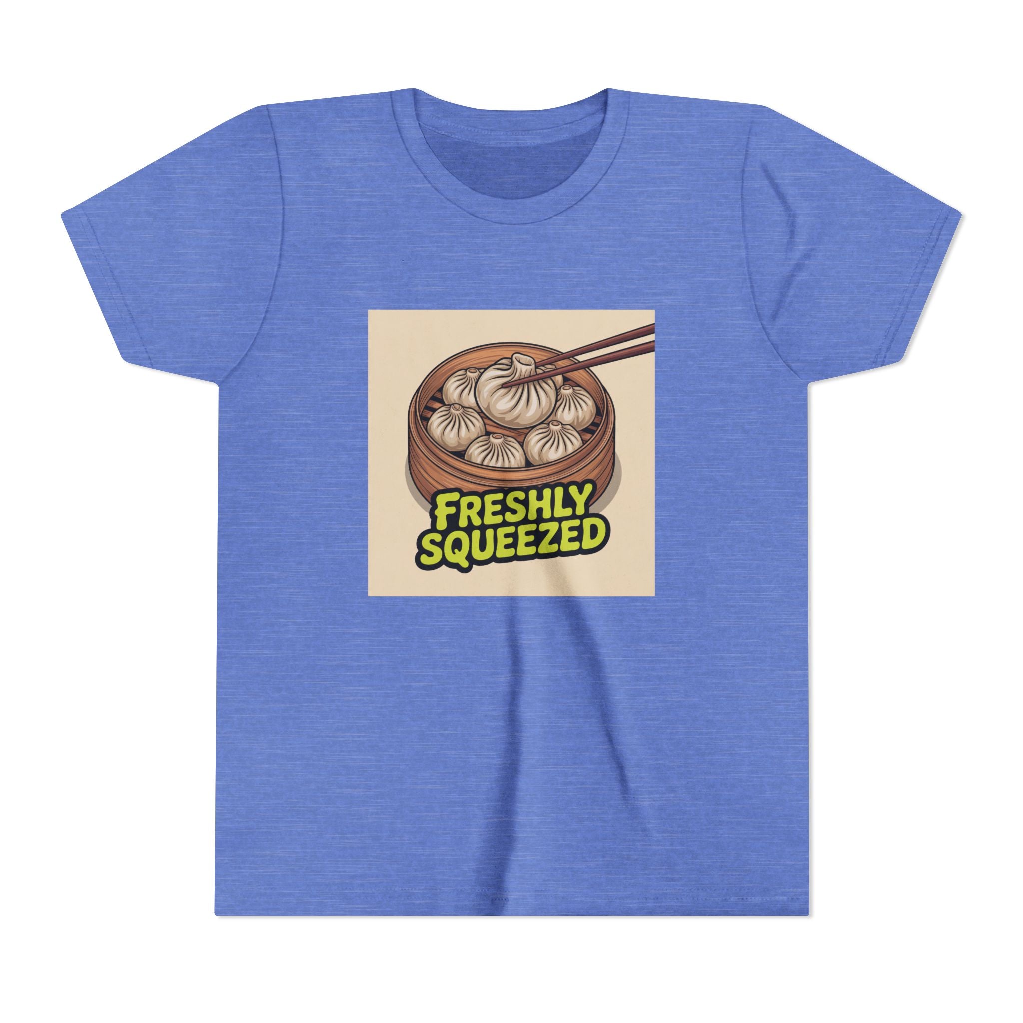 Youth Tee — Cute Xiao Long Bao 'Freshly Squeezed' Dumpling Shirt