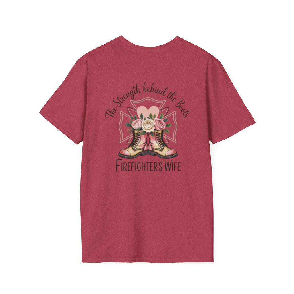 Firefighters Wife Tee – Minimal Casual T‑Shirt