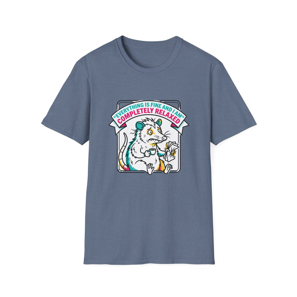Everything Is Fine Relaxed Possum Graphic Tee