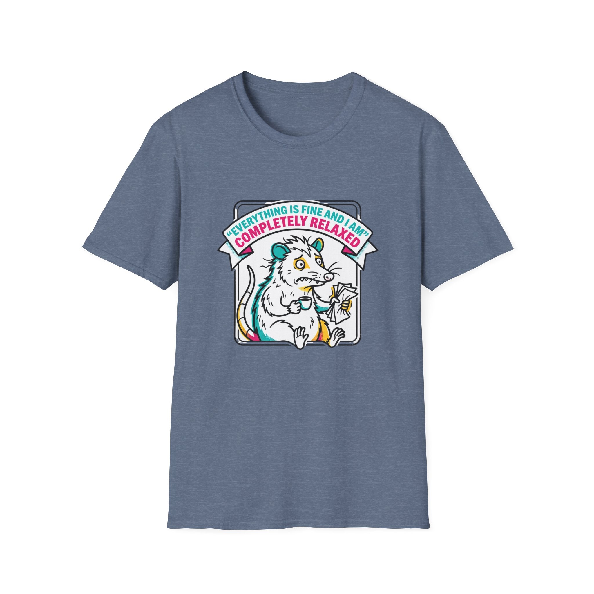 Everything Is Fine Relaxed Possum Graphic Tee