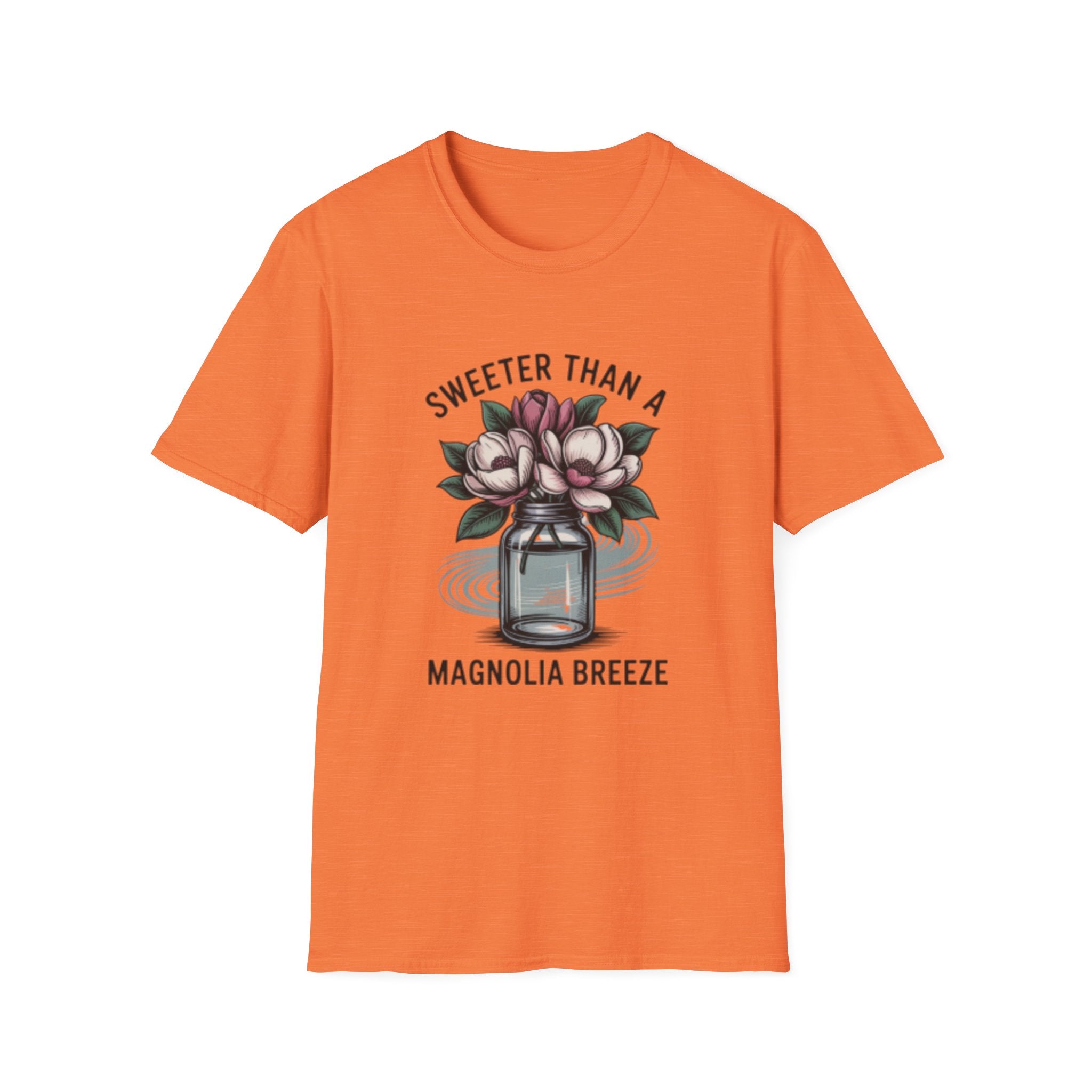 Sweeter Than A Magnolia Breeze T-Shirt | Floral Mason Jar Tee
