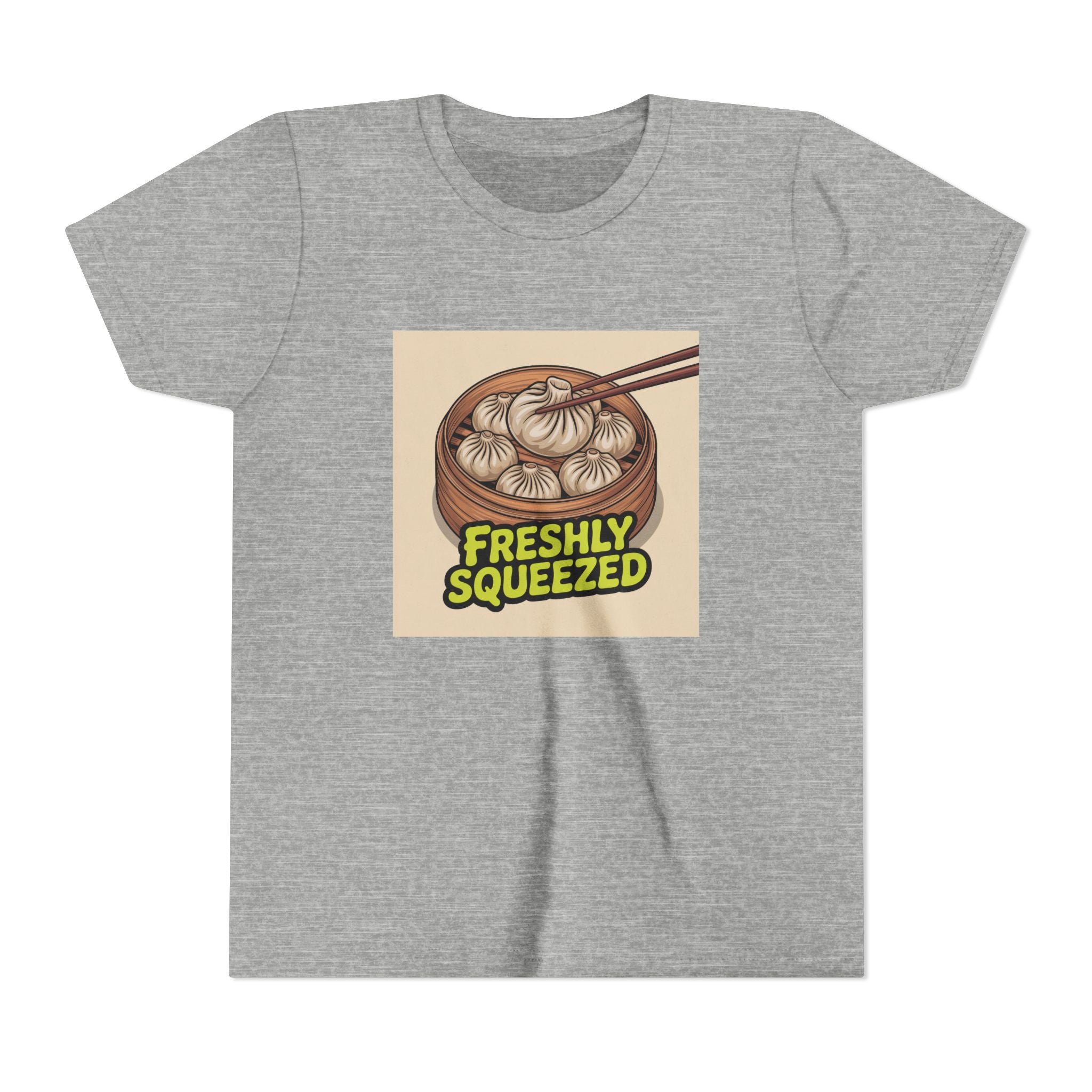 Youth Tee — Cute Xiao Long Bao 'Freshly Squeezed' Dumpling Shirt