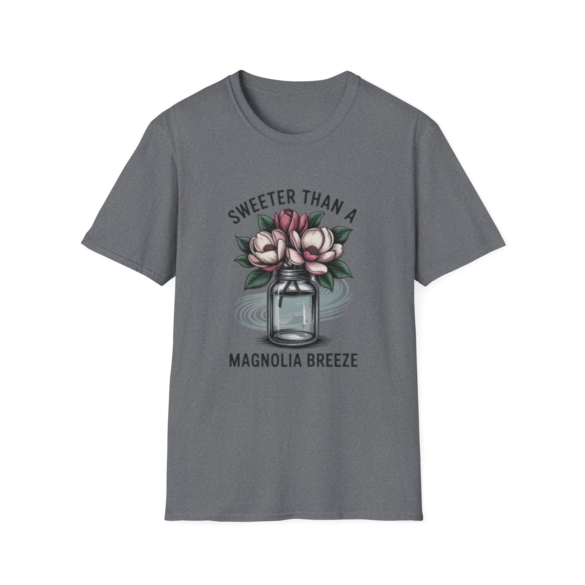 Sweeter Than A Magnolia Breeze T-Shirt | Floral Mason Jar Tee