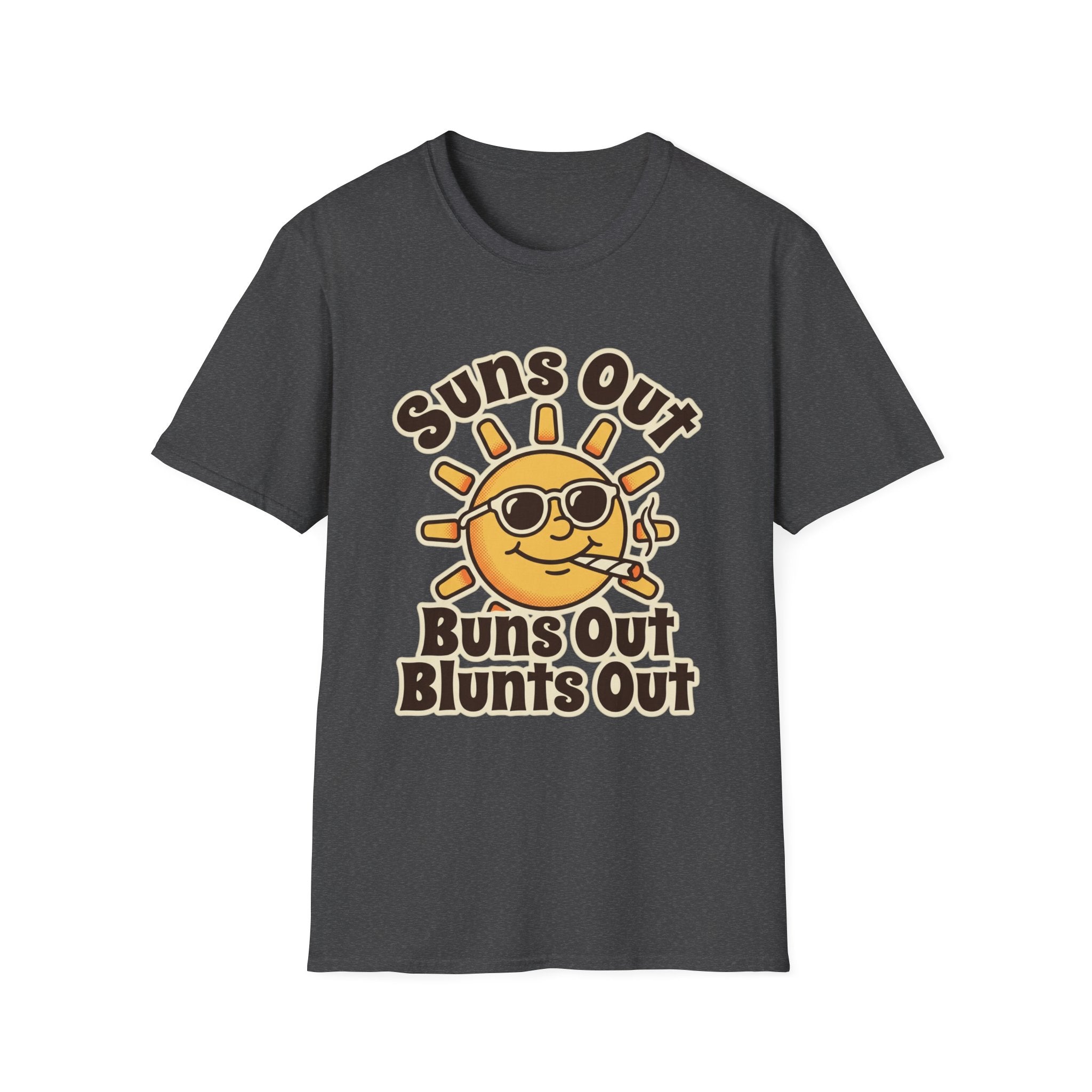 Suns Out Buns Out Blunts Out Retro Summer Tee