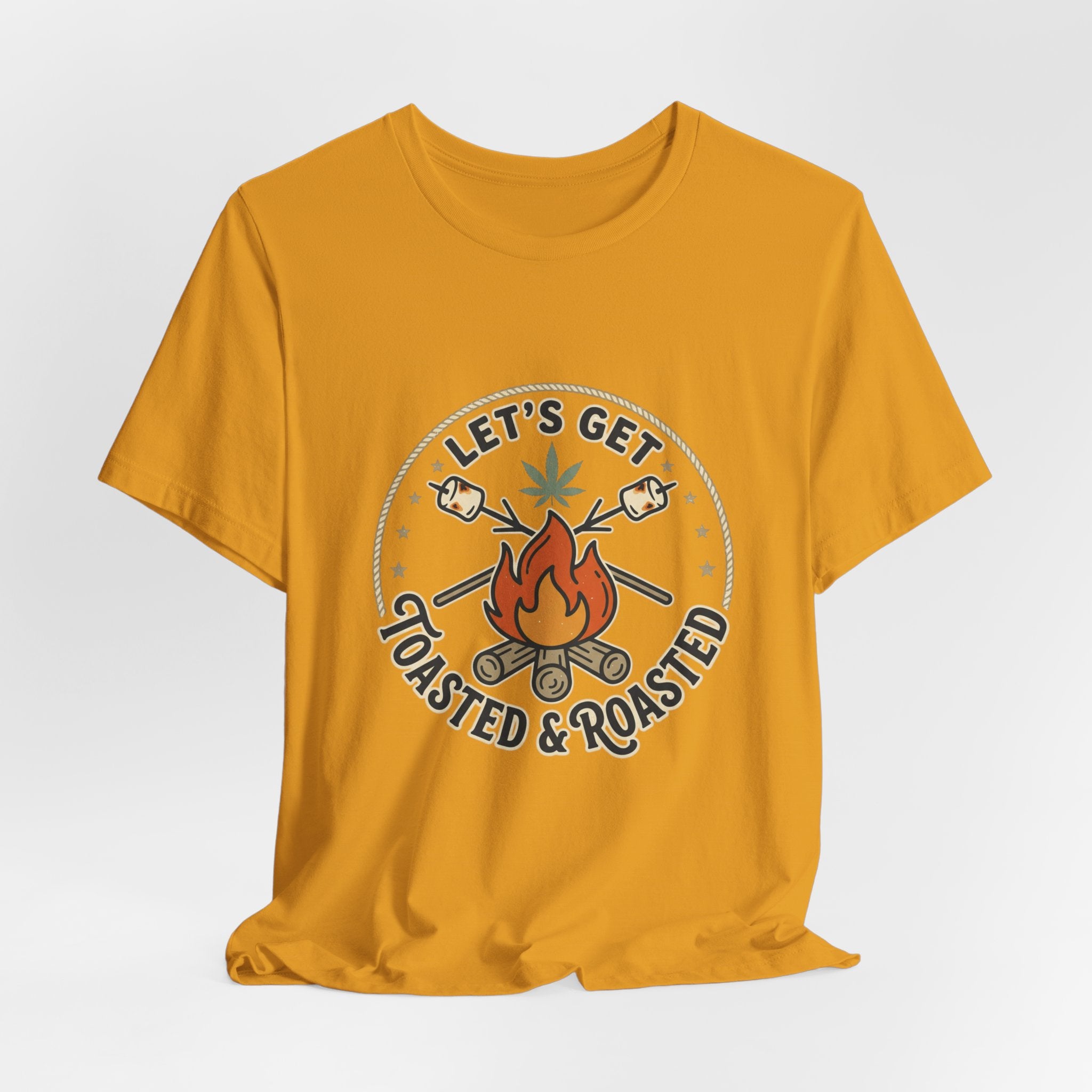 Let's Get Toasted & Roasted Campfire Tee