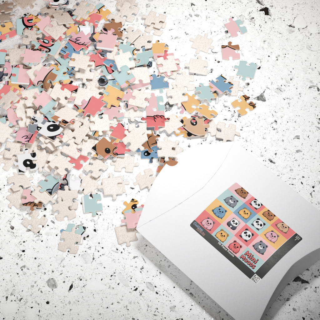 Mini Moods Animal Grid Puzzle – Cute 110/252/520/1014‑Piece Jigsaw