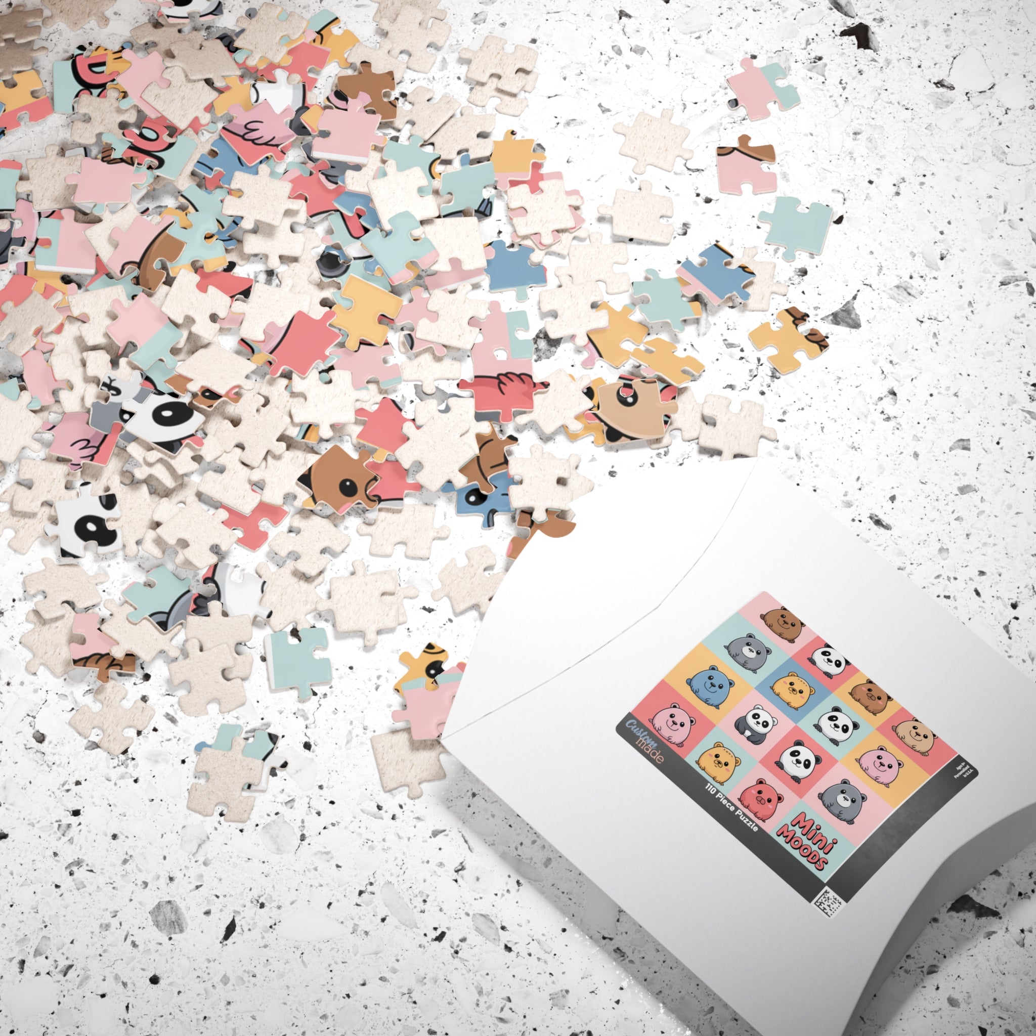 Mini Moods Animal Grid Puzzle – Cute 110/252/520/1014‑Piece Jigsaw