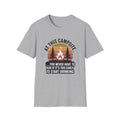 Camping T-Shirt — "At This Campsite... You Never Have To Ask If It’s Too Early To Start Drinking" Retro Campfire Tee