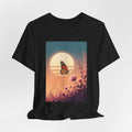 Monarch Butterfly Moon Sunset Graphic Tee