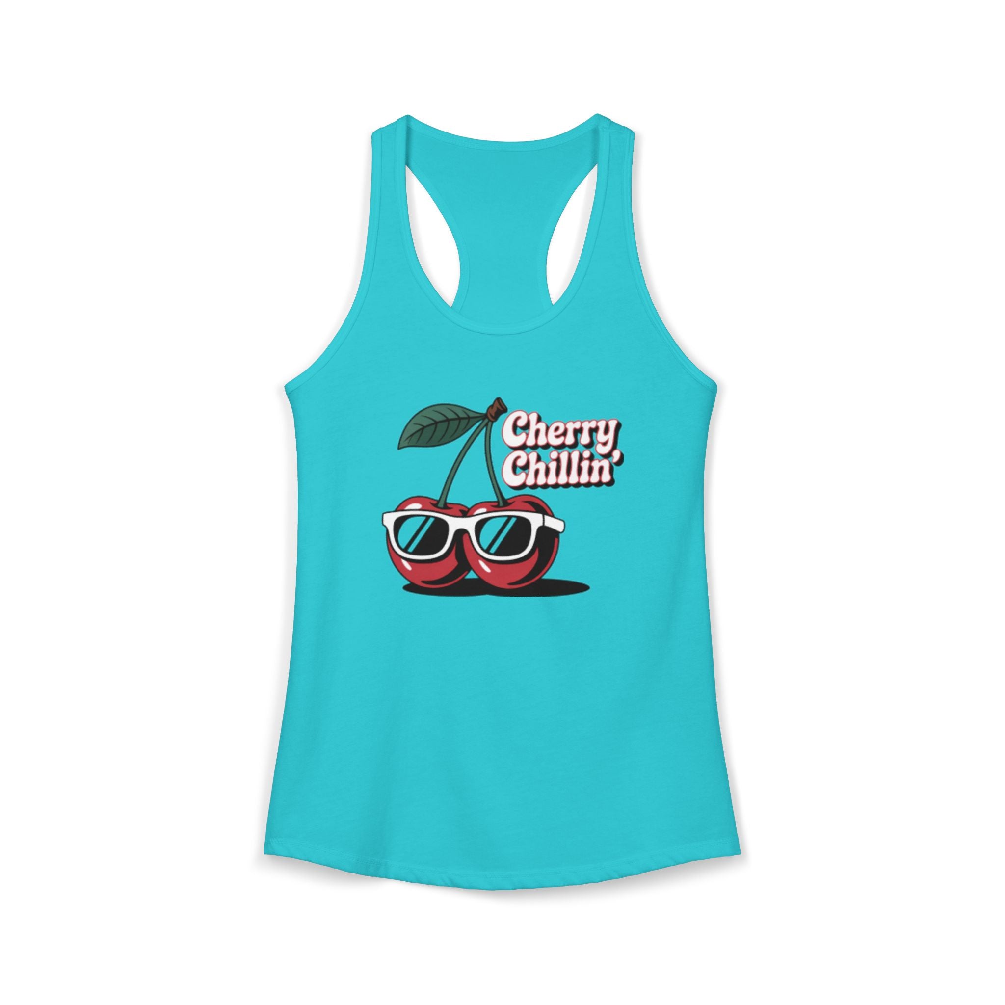 Cherry Chillin Summer Women's Ideal Racerback Tank