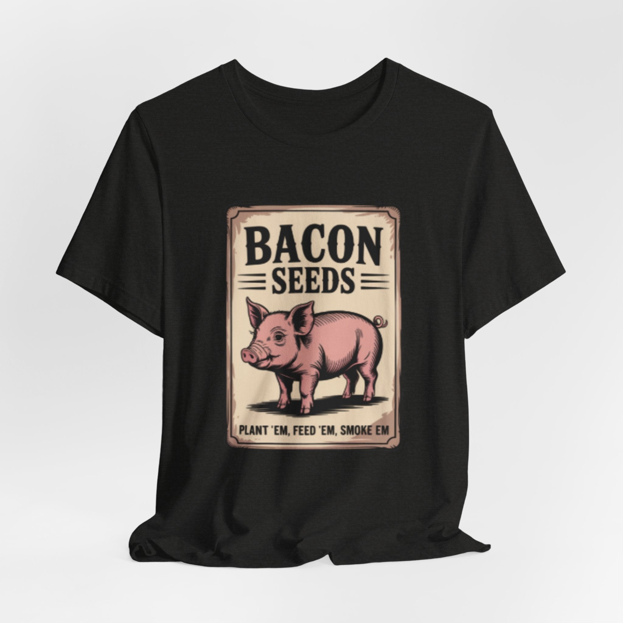 Bacon Seeds Vintage Pig BBQ Tee
