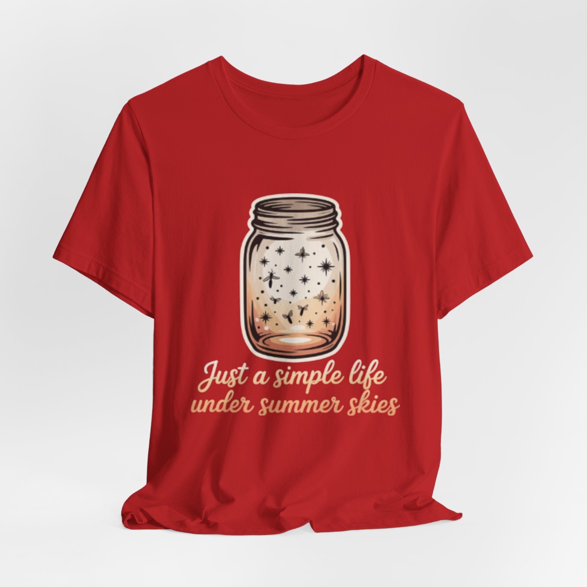 Summer Jar T-Shirt – "Just a simple life under summer skies"