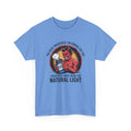 Devil Holding Beer Can, Natty Natural Light Beer T-Shirt | Natural Light Beer