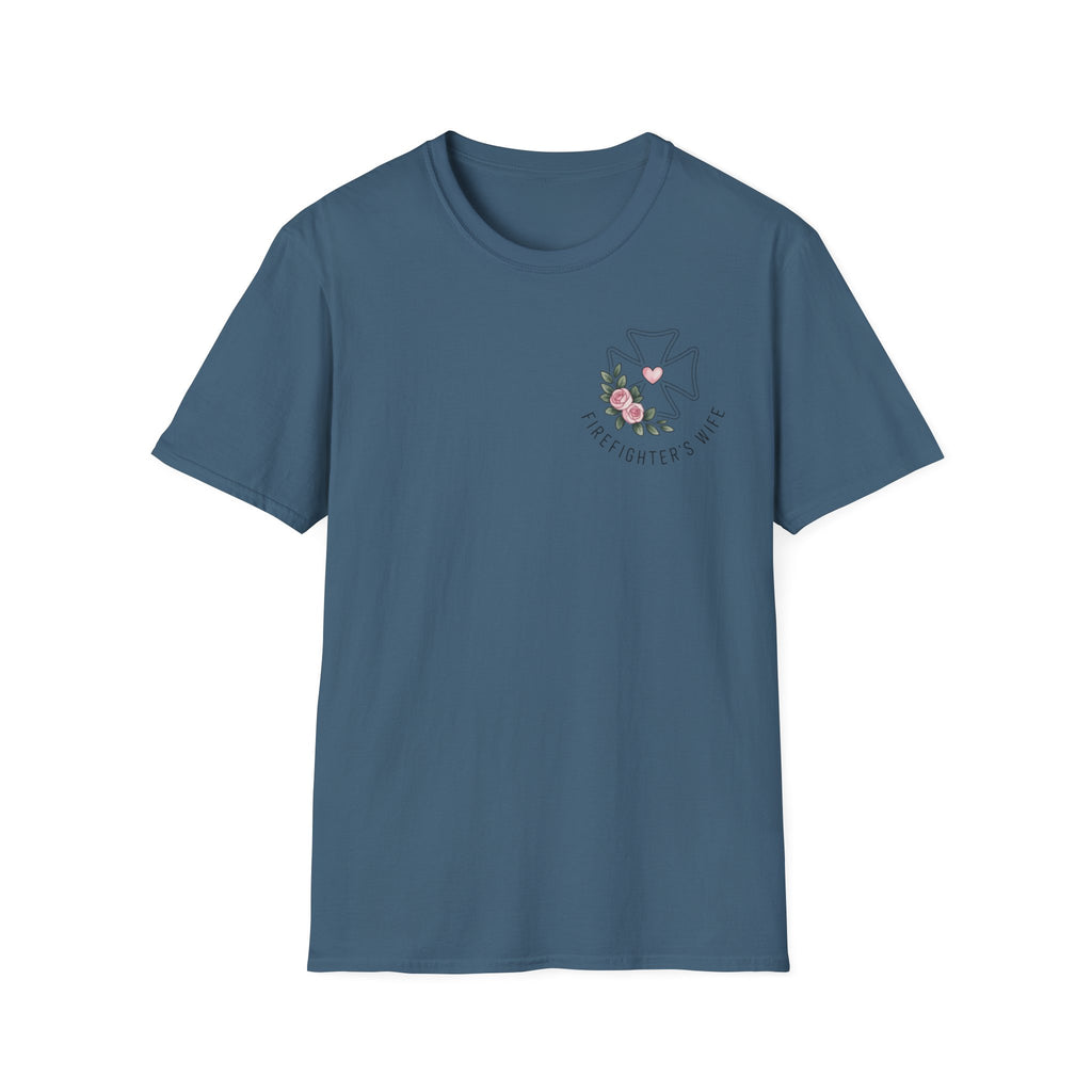 Firefighters Wife Tee – Minimal Casual T‑Shirt
