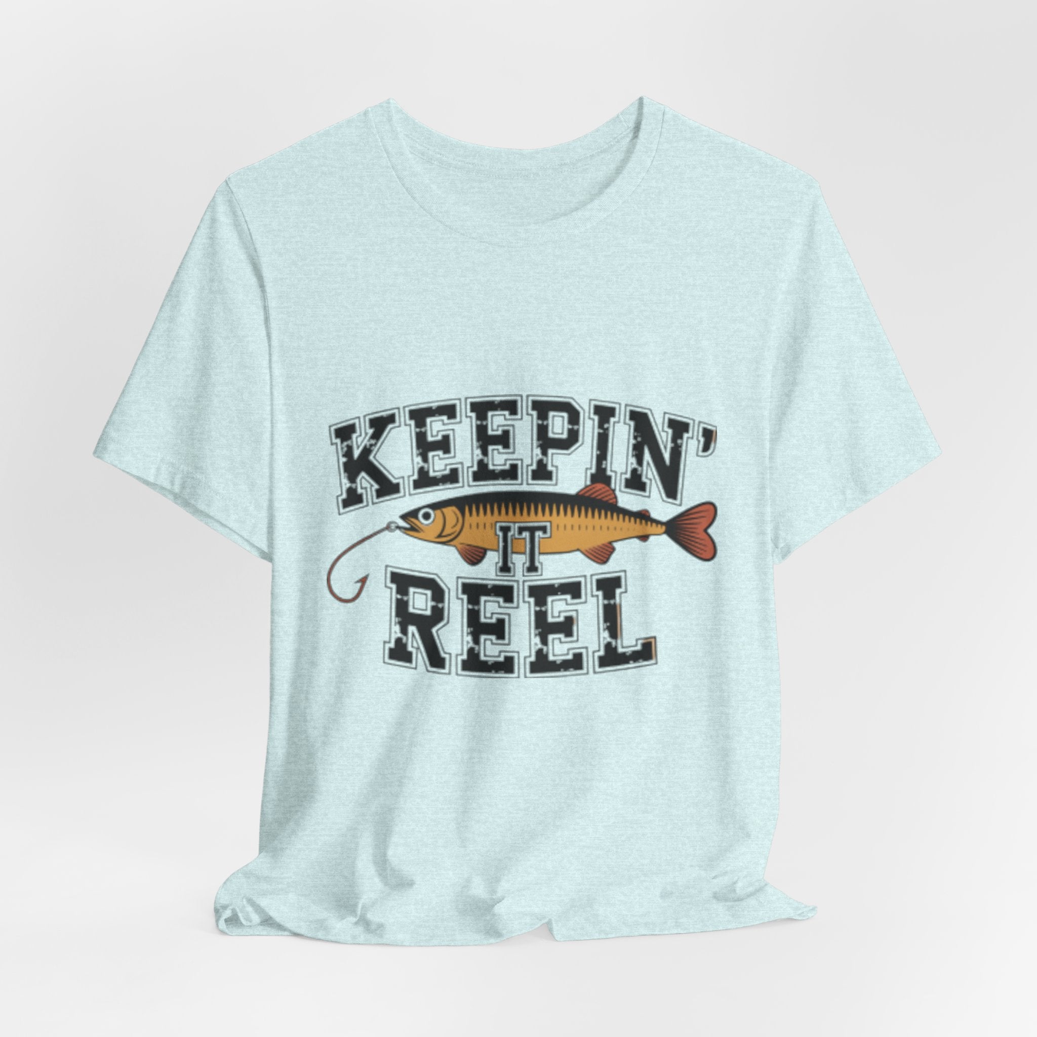 Keepin' It Reel Funny Angler Fishing Tee