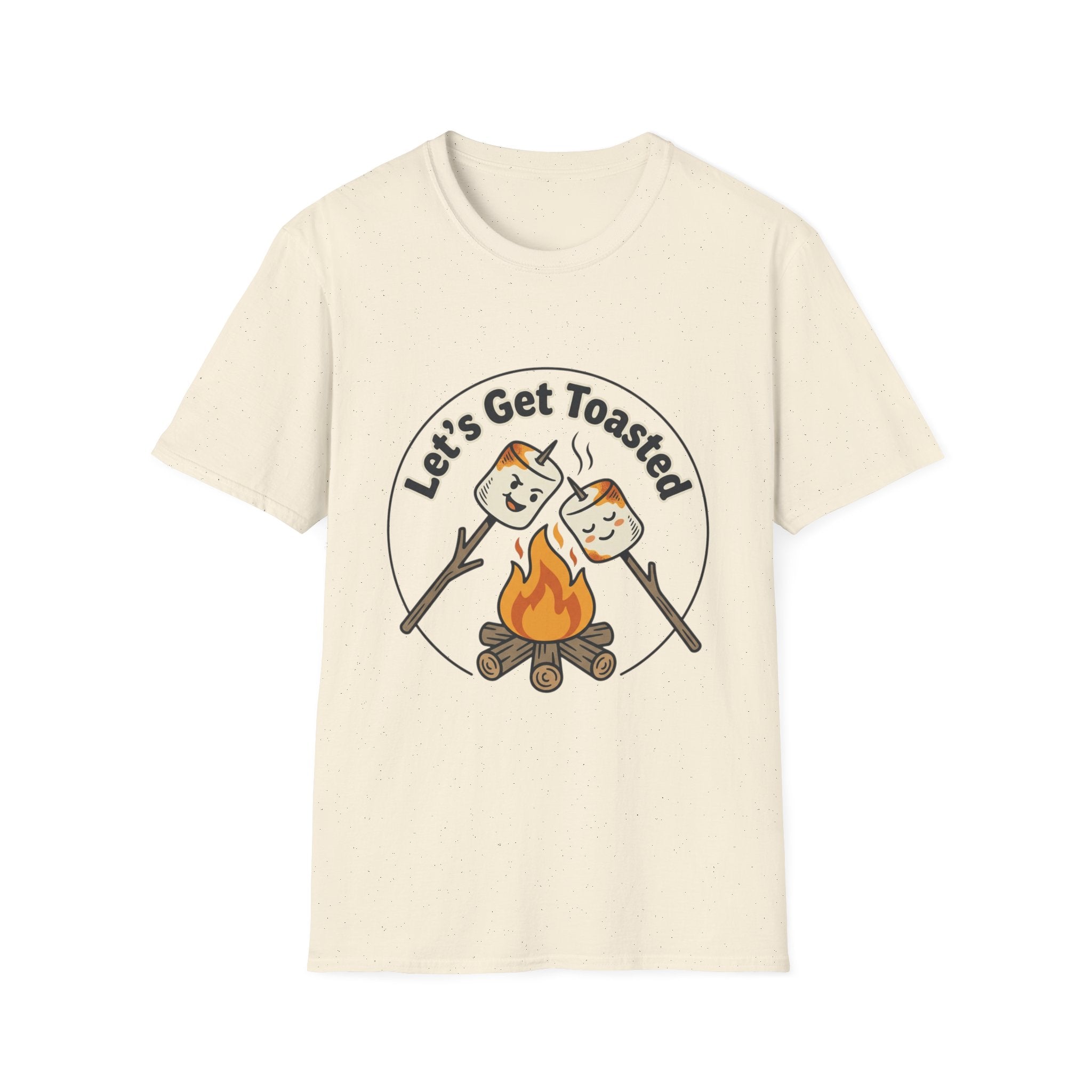 Let's Get Toasted Campfire Marshmallow Tee