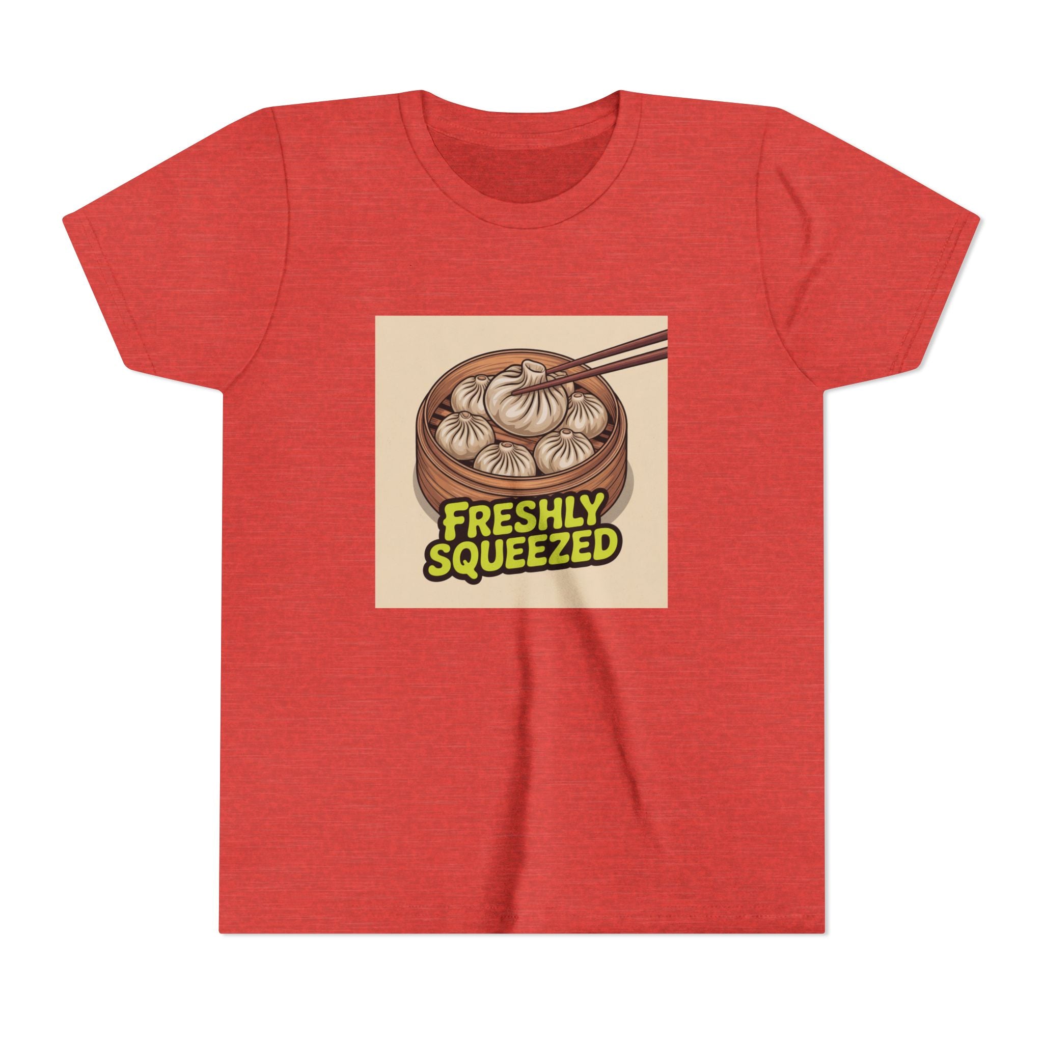 Youth Tee — Cute Xiao Long Bao 'Freshly Squeezed' Dumpling Shirt