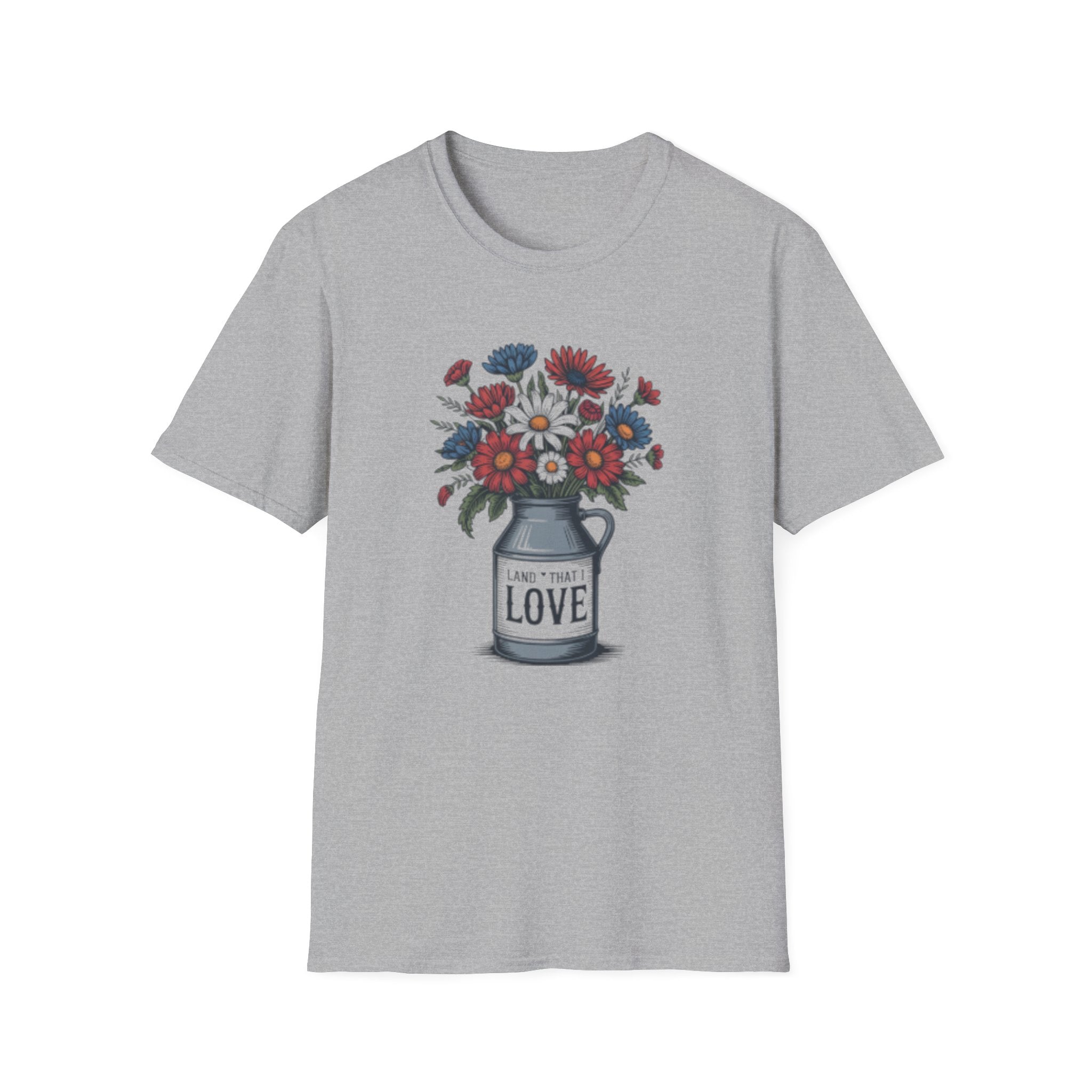 Vase of Wildflowers T-Shirt | Floral Bouquet Tee