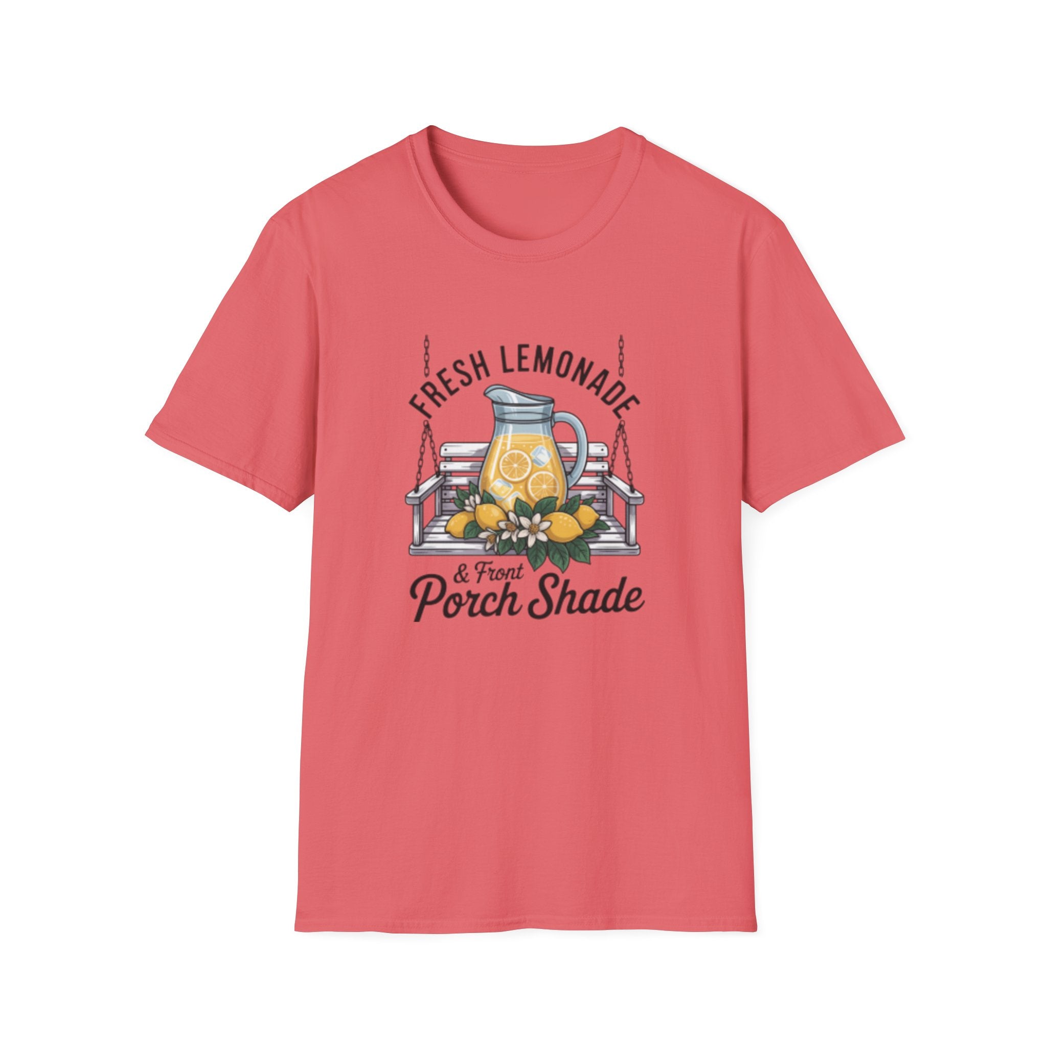 Fresh Lemonade Front Porch Shade T-Shirt | Porch Shade Summer Drink Design