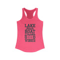 Lake Hair Boat Drinks Tank