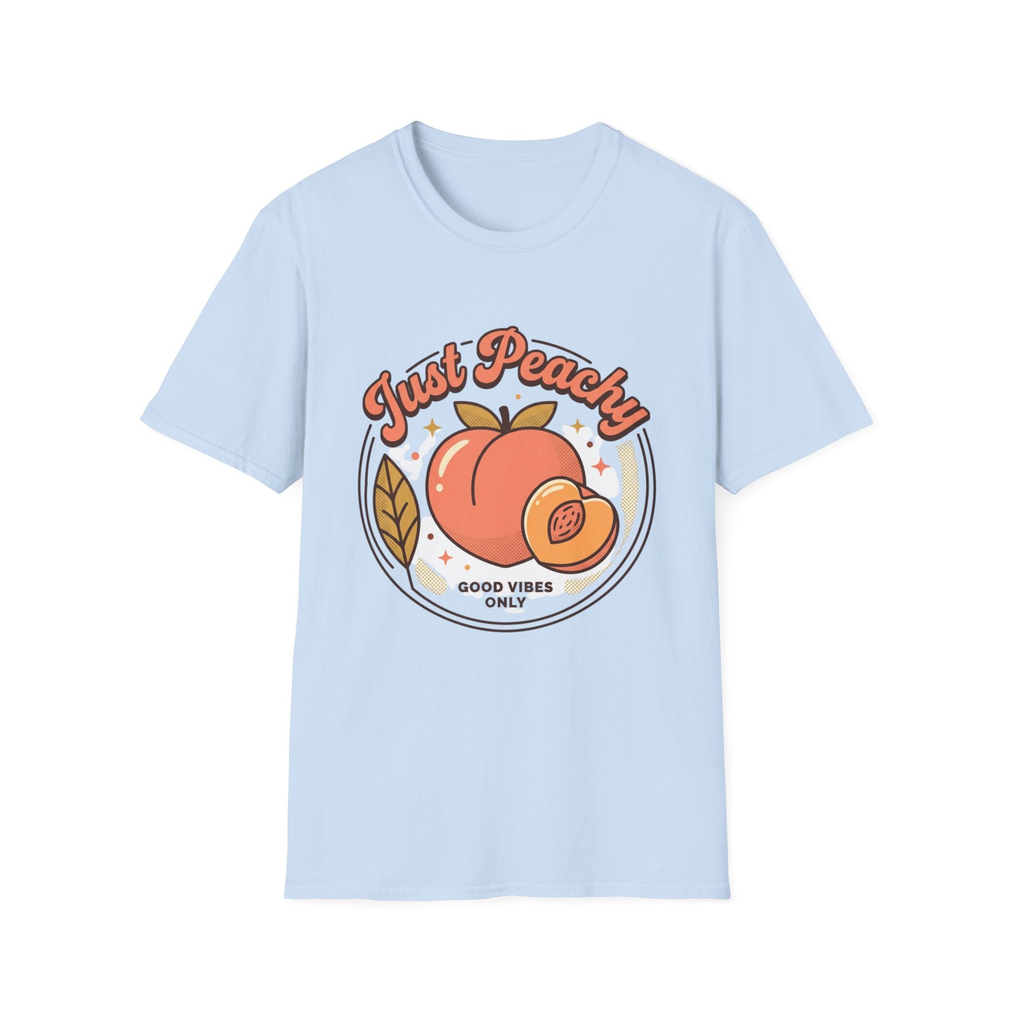 Just Peachy Retro Fruit Graphic Tee