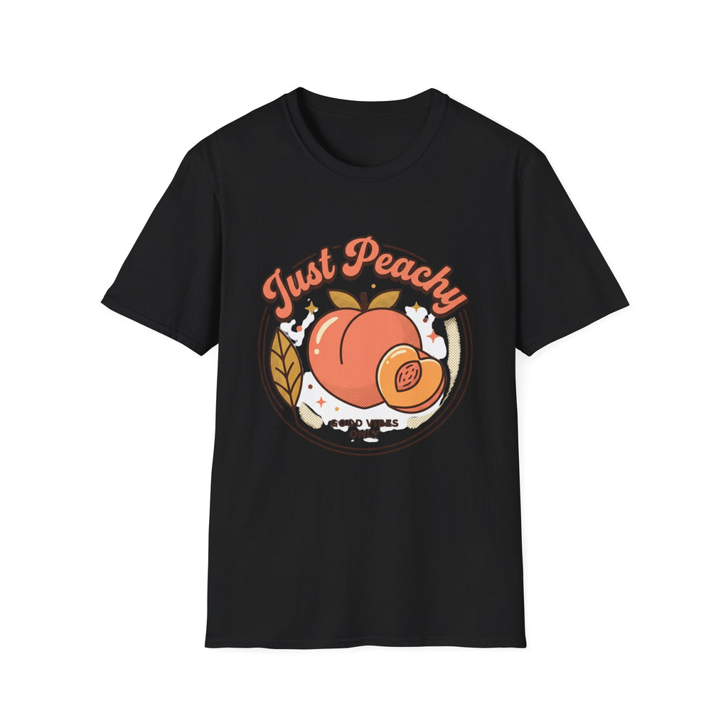 Just Peachy Retro Fruit Graphic Tee
