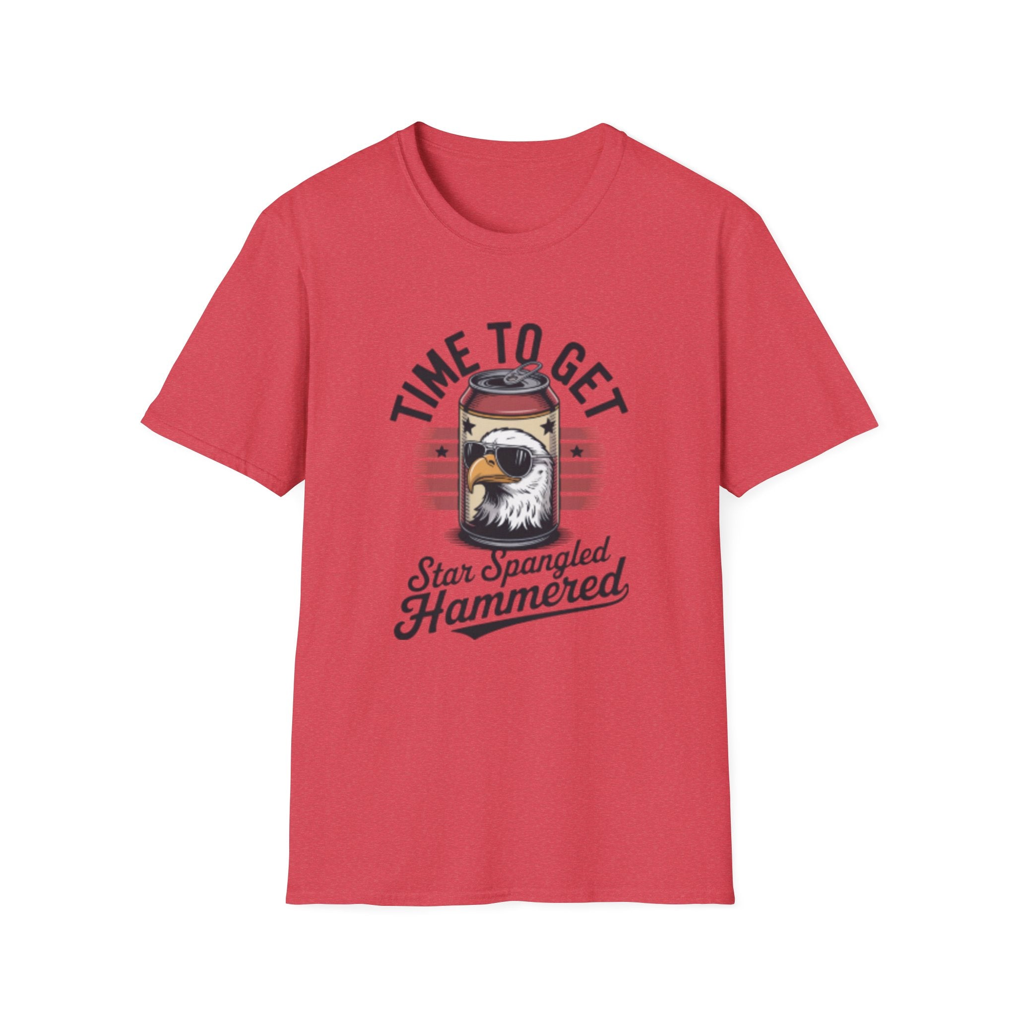 Time to Get Star Spangled Hammered T-Shirt | Eagle Can Design