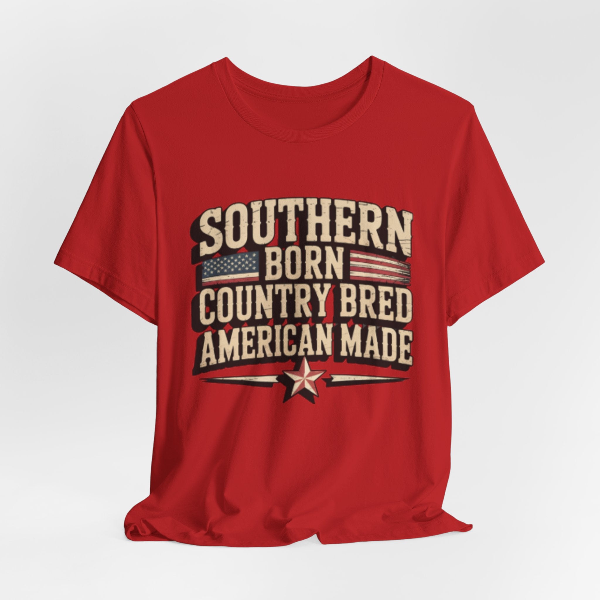 Southern Born Country Bred American Made Tee