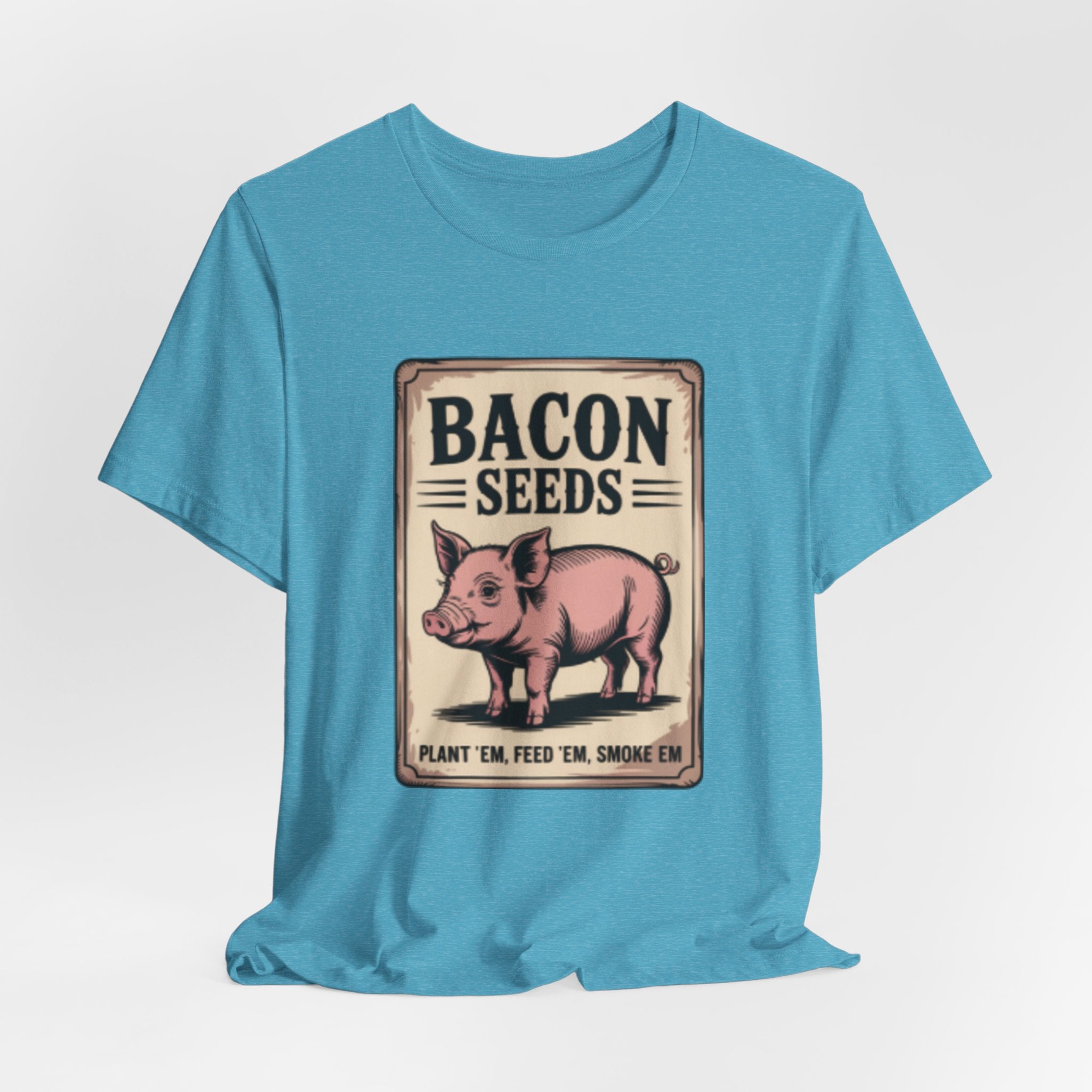Bacon Seeds Vintage Pig BBQ Tee