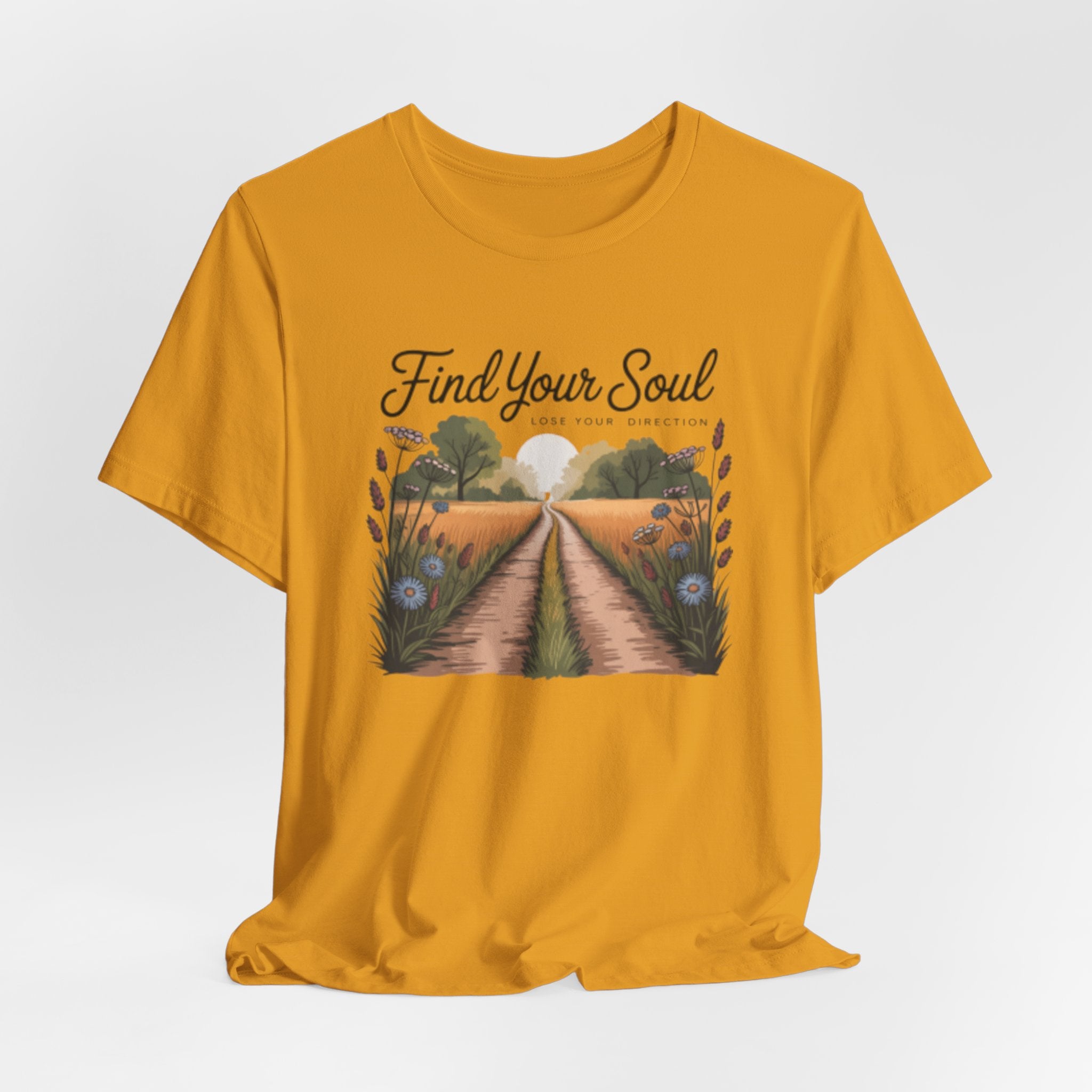 Find Your Soul Tee - Scenic Country Road Graphic T-Shirt
