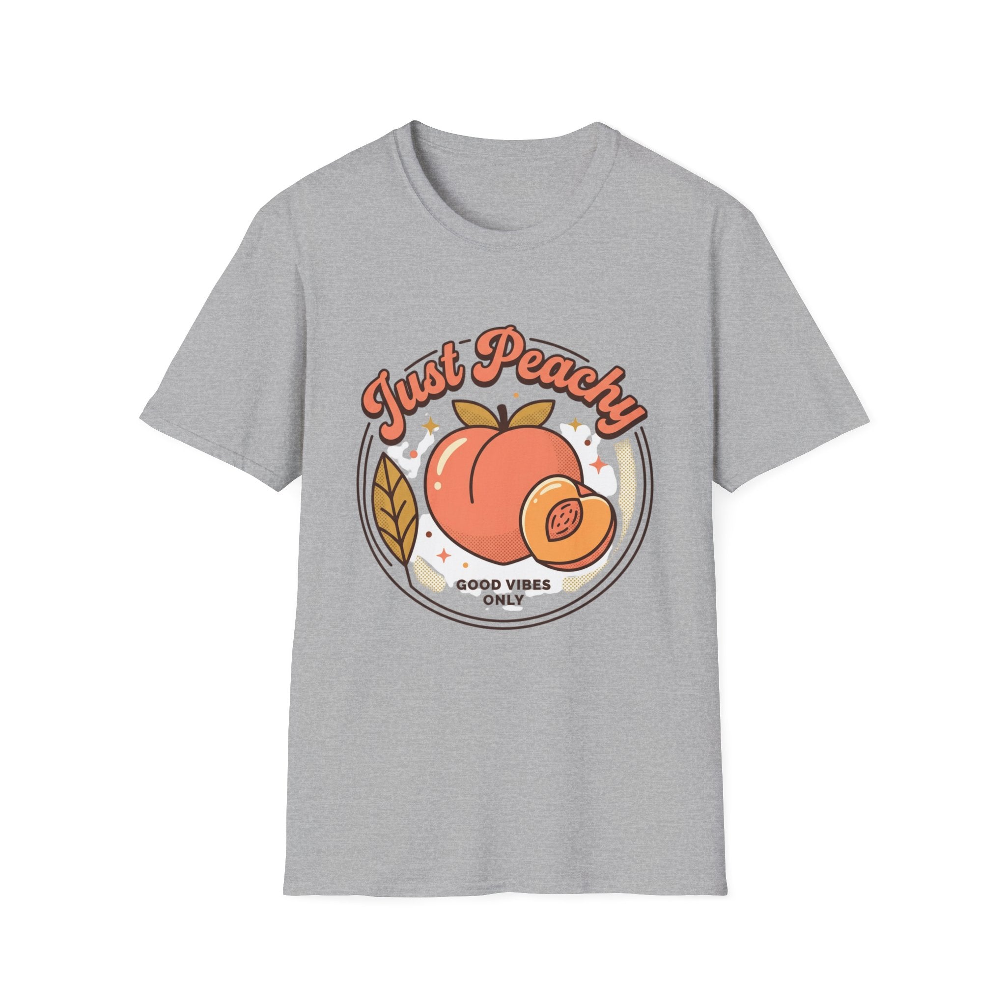 Just Peachy Retro Fruit Graphic Tee
