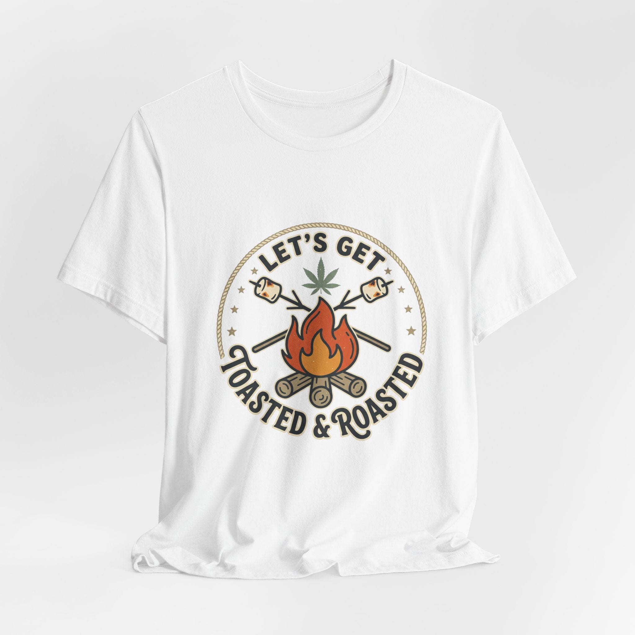 Let's Get Toasted & Roasted Campfire Tee
