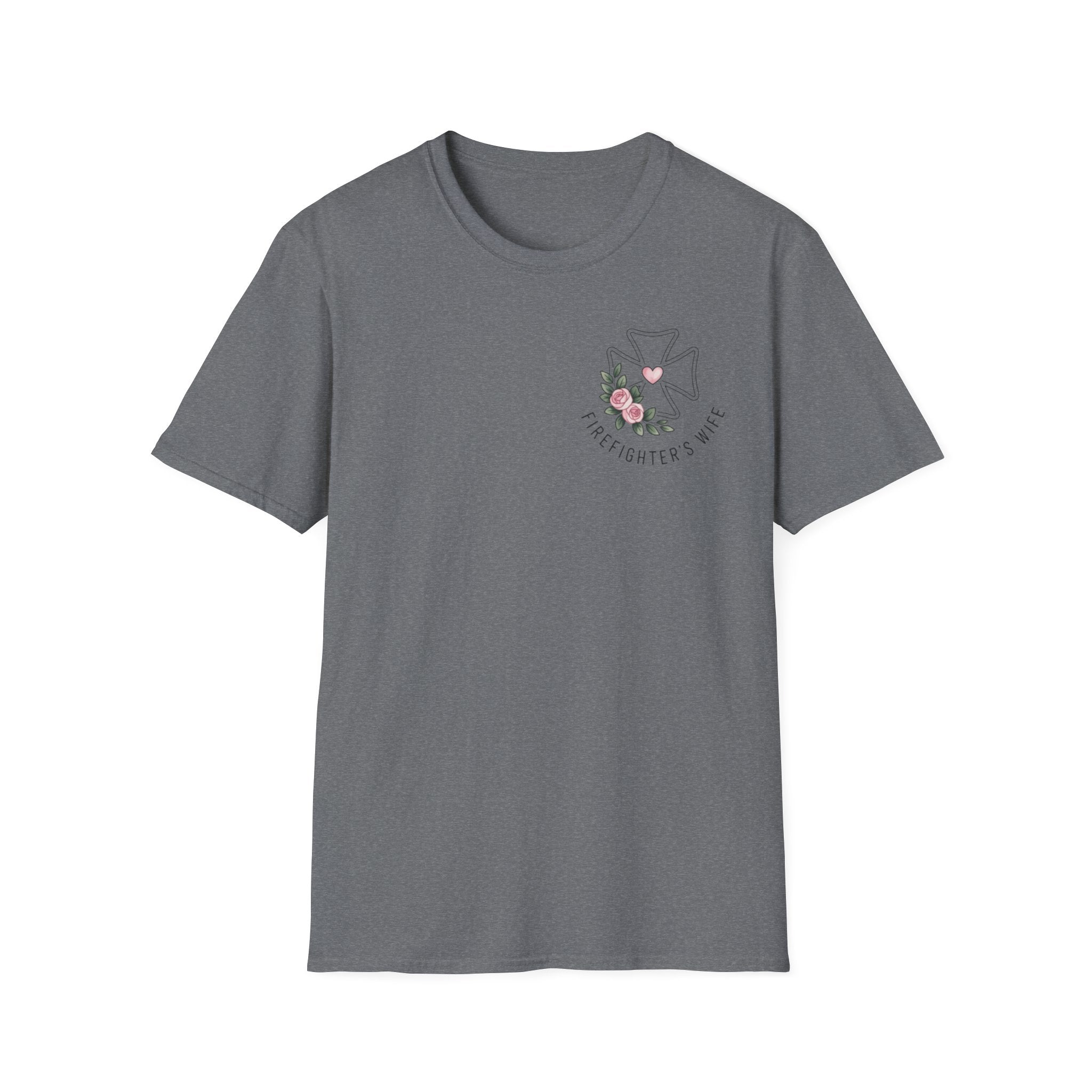 Firefighters Wife Tee – Minimal Casual T‑Shirt